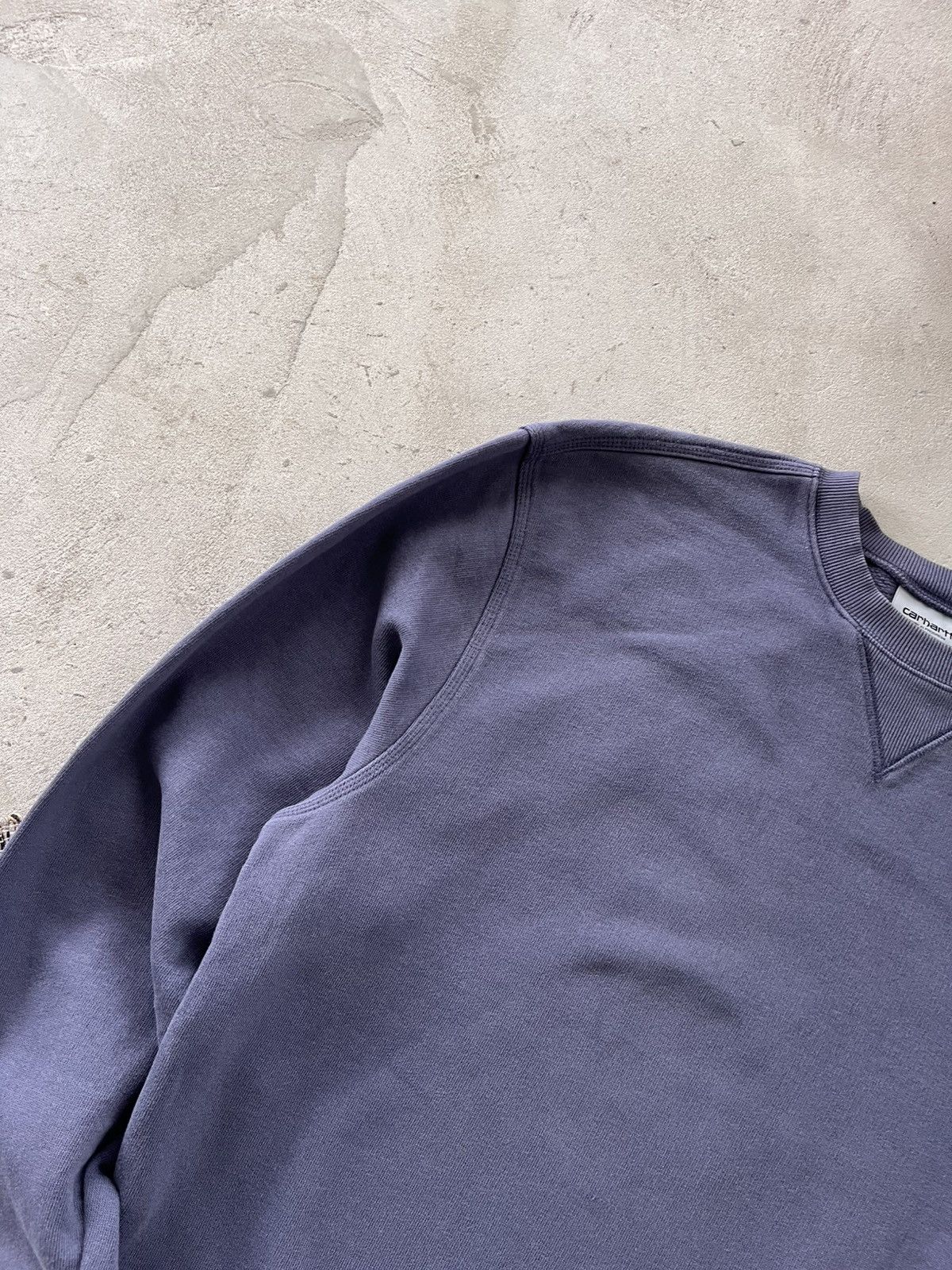 Carhartt Wip Vintage Carhartt Faded Blank Purple Workwear Sweatshirt Y2K Size US L / EU 52-54 / 3 - 4 Thumbnail