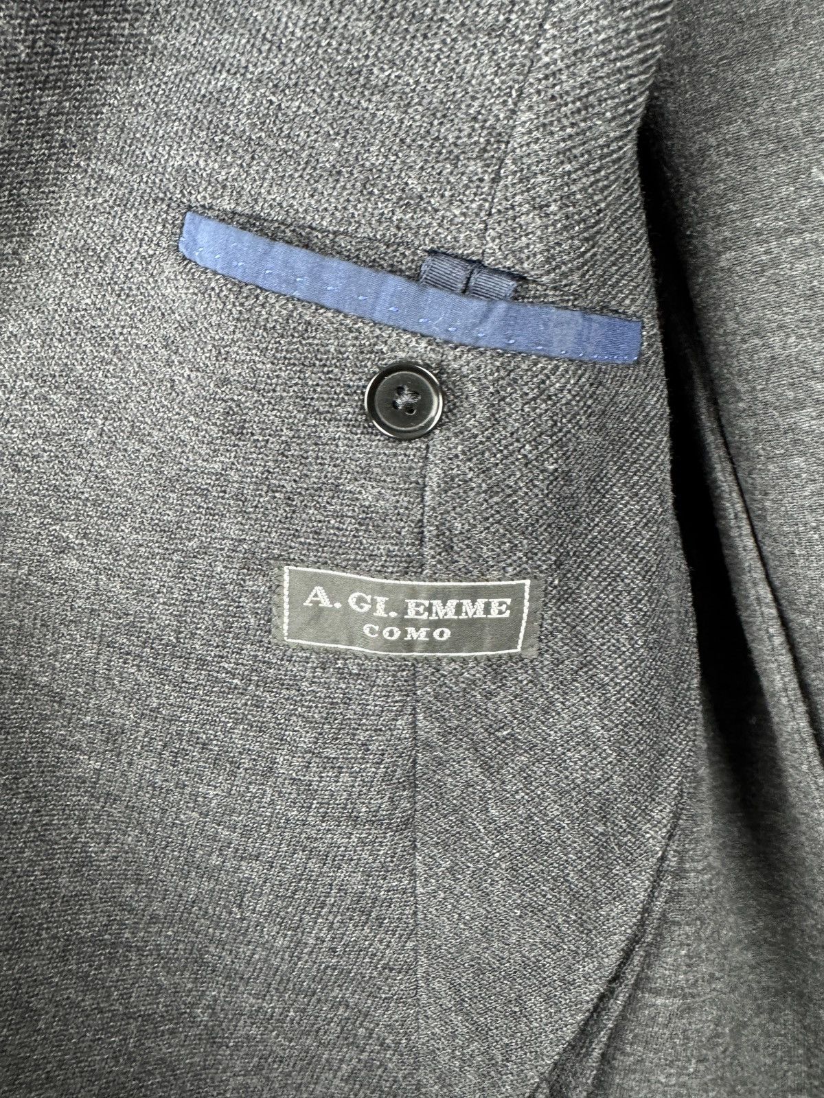 Boglioli Boglioli Grey Knit Blazer Men’s Sport Coat Tailored Jacket Size 40R - 8 Thumbnail