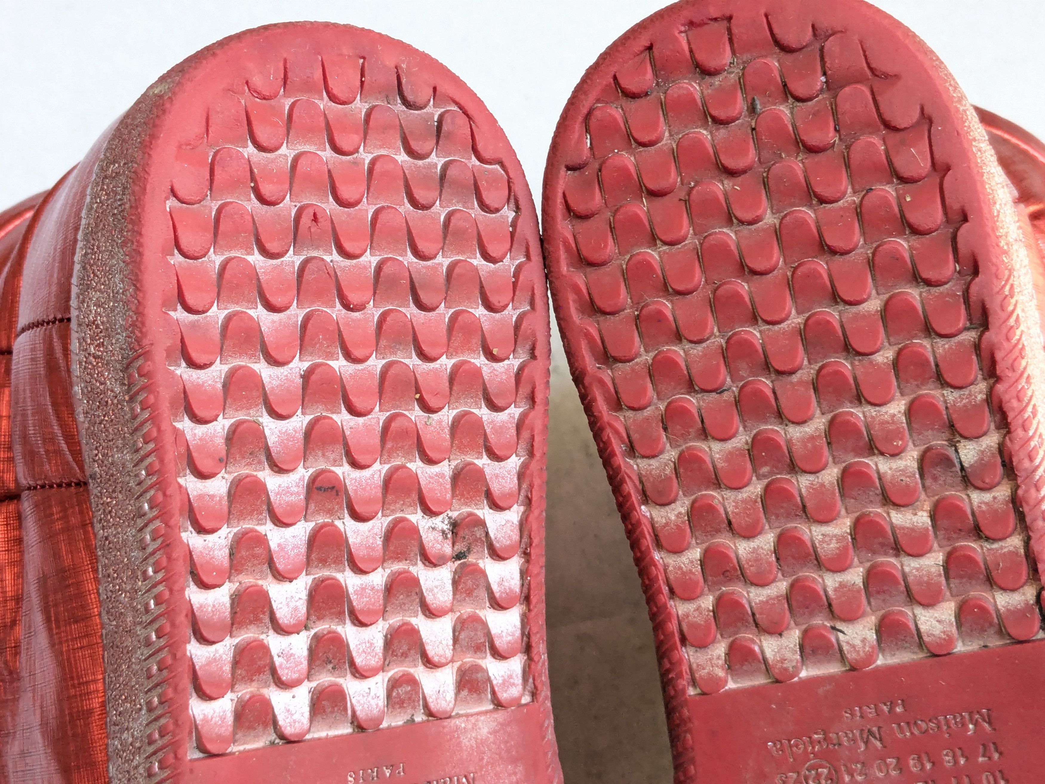 Maison Margiela Red maison margiela future high metallic 8 41 high tops Size US 8 / EU 41 - 24 Thumbnail