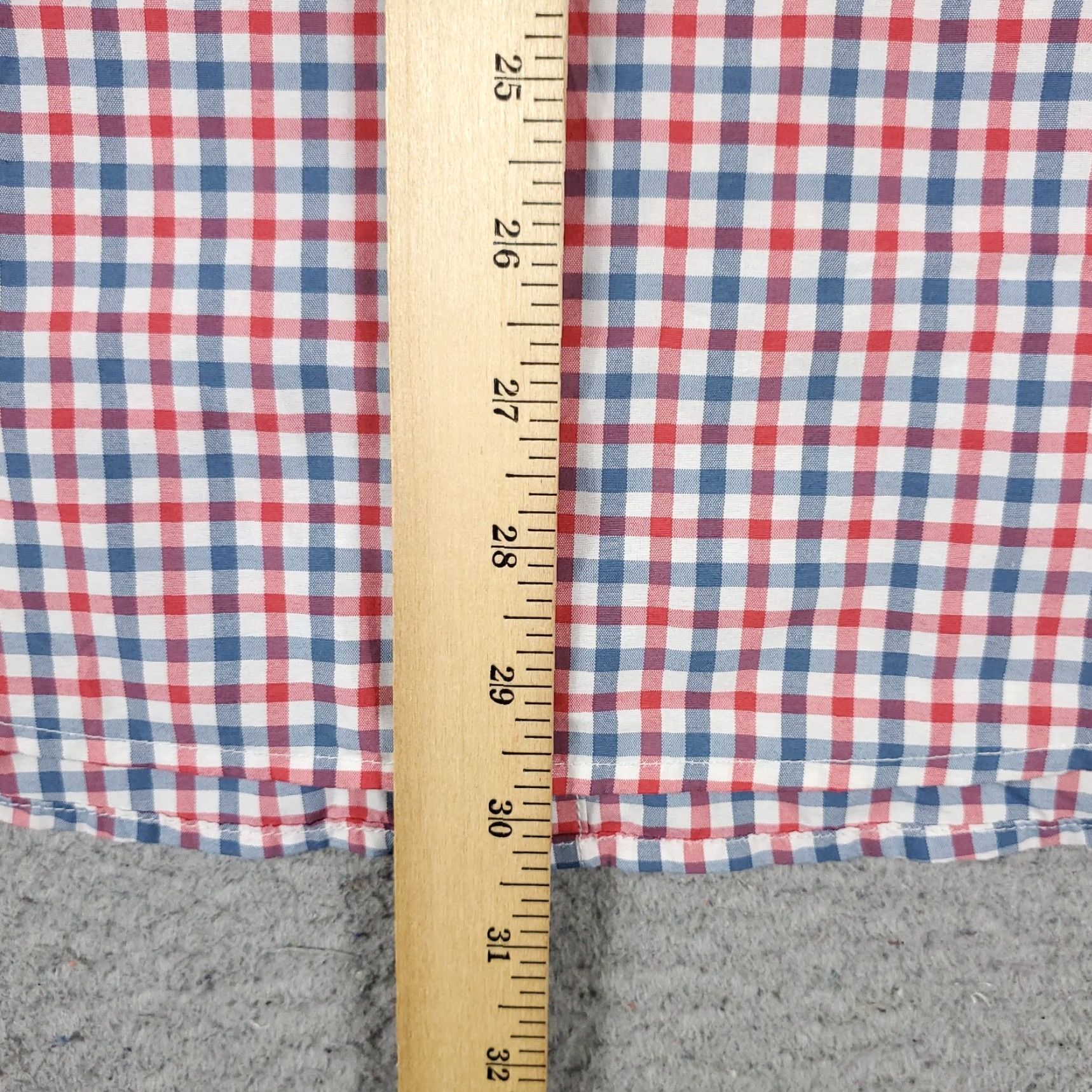 Vintage Columbia Shirt Mens Size Large Blue Red Check Casual Button Up Short Sleeve Size US L / EU 52-54 / 3 - 4 Thumbnail