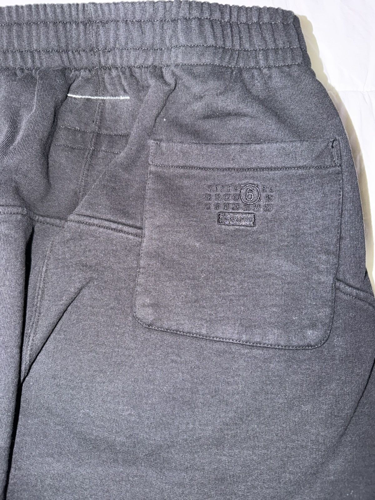 Maison Margiela × Supreme Supreme/MM6 Maison Margiela Eagle Sweatpant (size small) blk Size US 31 - 9 Thumbnail