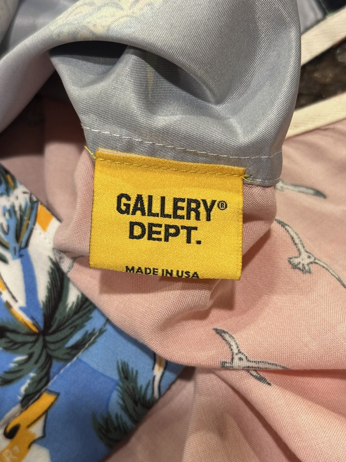 Gallery Dept. Gallery Dept Patchwork Hawaiian Button Up Parker Shirt Size US XXL / EU 58 / 5 - 12 Thumbnail