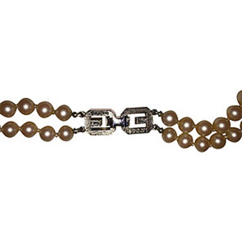 Givenchy Givenchy Double Strand Simulated Pearl Necklace Size ONE SIZE - 4 Thumbnail