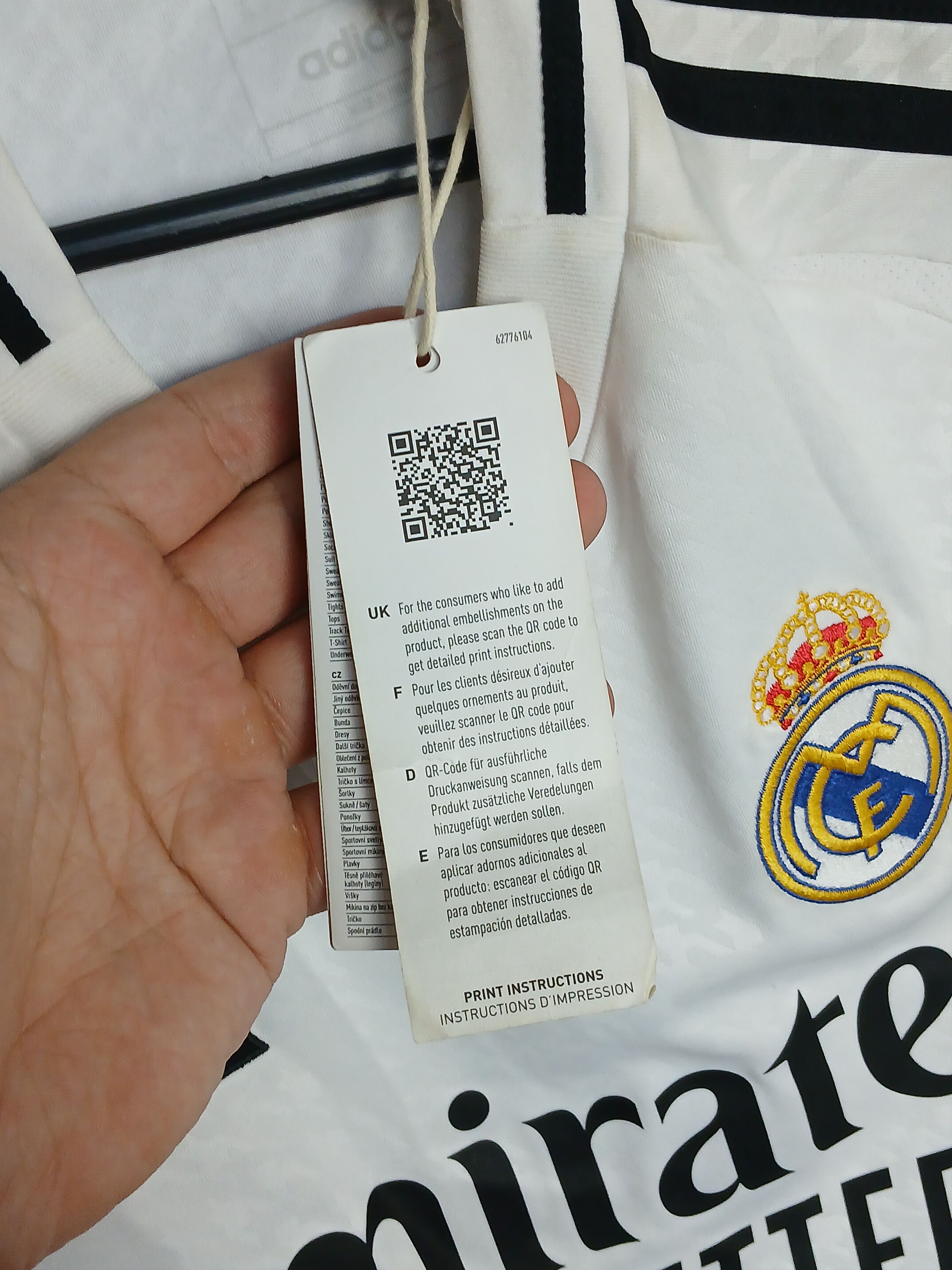 Adidas New Real Madrid 24/25 Home Football Jersey T-Shirt Size US XS / EU 42 / 0 - 14 Thumbnail