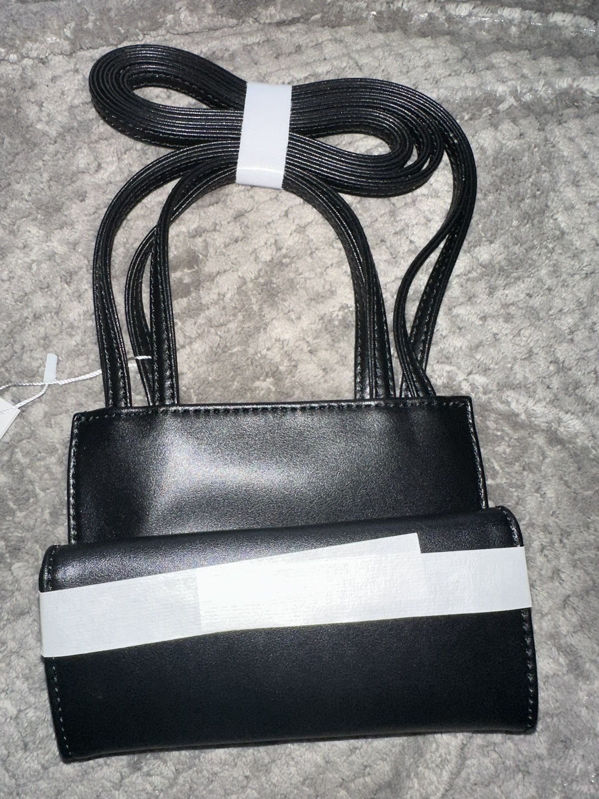 Telfar Authentic New Telfar black small vegan leather bag Size ONE SIZE - 5 Thumbnail