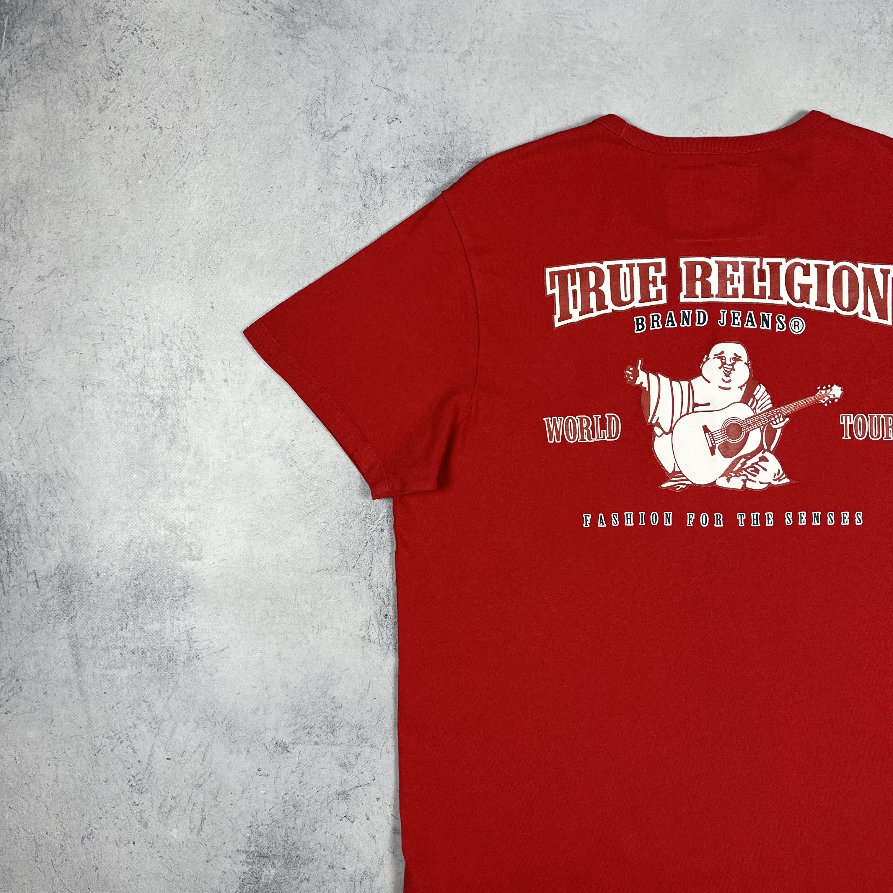 True Religion True Religion Big Buddha Logo Y2K Japanese T Shirt Size US L / EU 52-54 / 3 - 6 Thumbnail