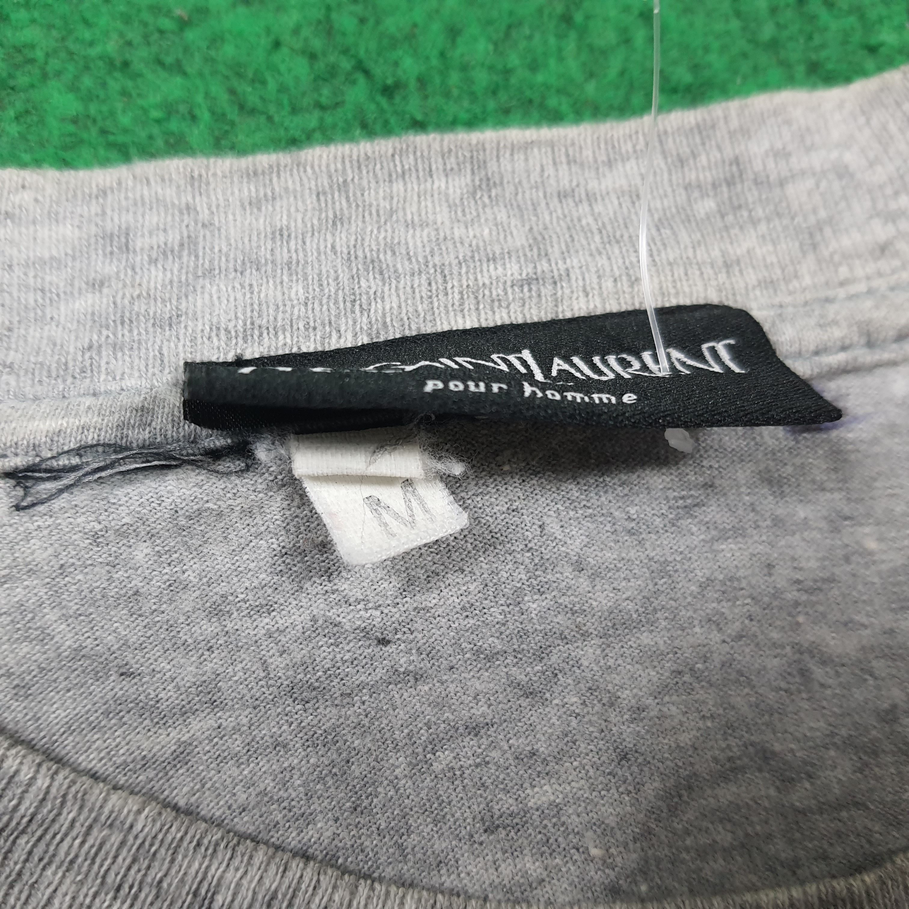 Yves Saint Laurent Vintage Yves Saint Laurent YSL Big Logo Tshirt C294N22 Size US M / EU 48-50 / 2 - 5 Thumbnail