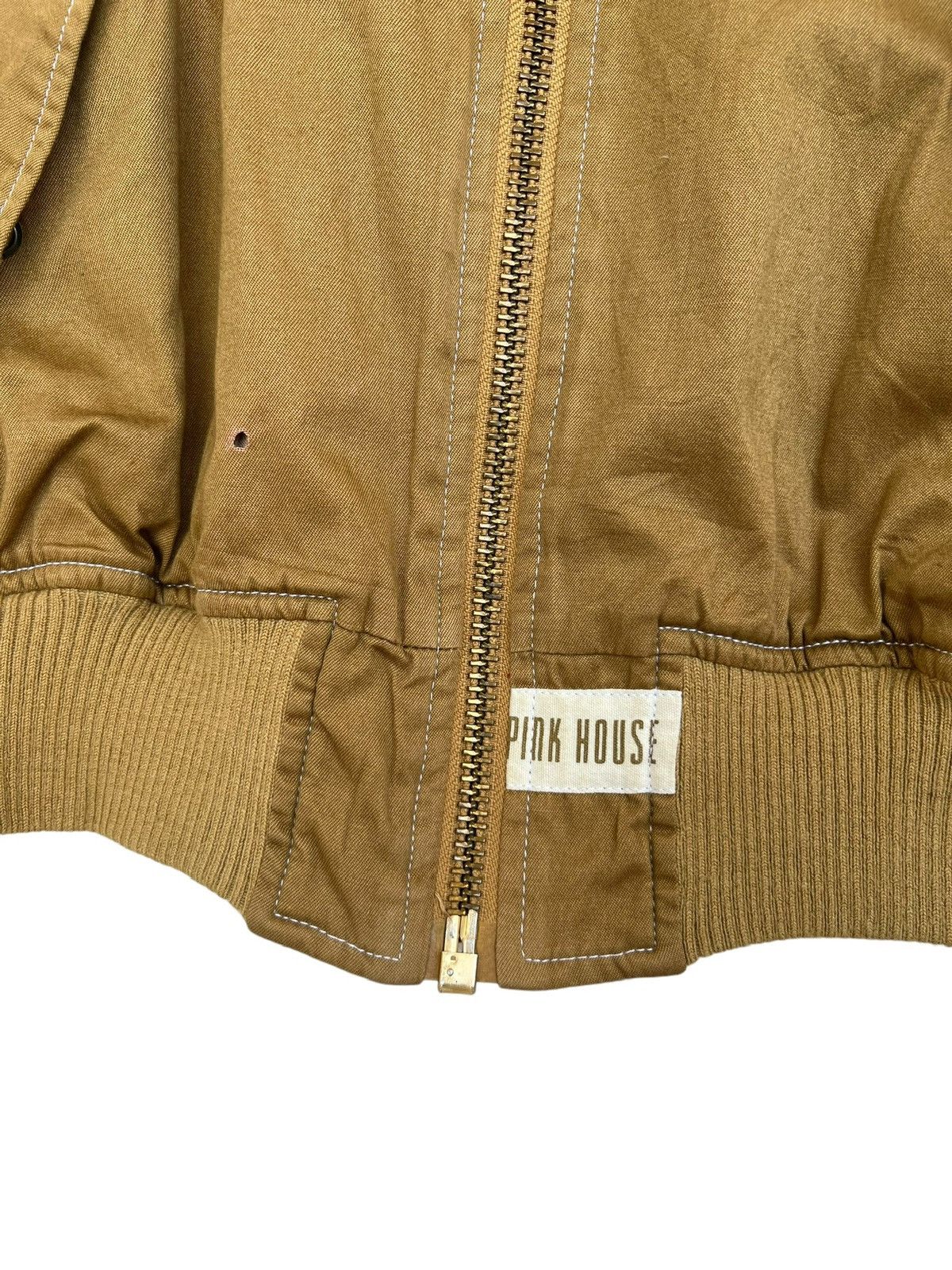Pink House Pink House Japan Brown Varsity Big Logo Multipocket Jacket Size US L / EU 52-54 / 3 - 7 Thumbnail