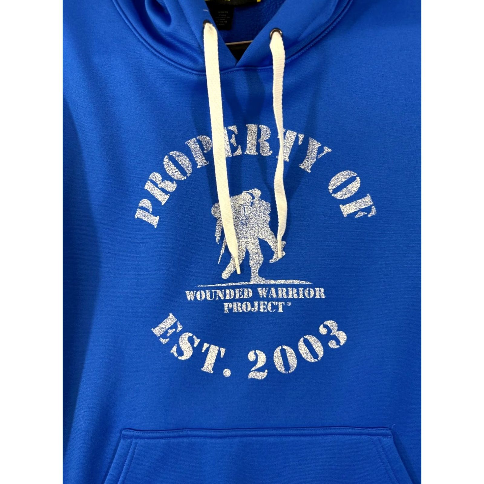 Under Armour Under Armour Wounded Warrior Project Hooded Sweatshirt Mens S Blue Fleece Loose Pullover Hoodie Shirt Size US S / EU 44-46 / 1 - 5 Thumbnail