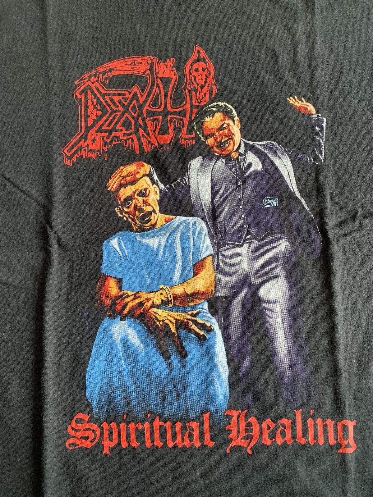 Band Tees 00s Death “Spiritual Healing” Tee Size US XL / EU 56 / 4 - 4 Thumbnail