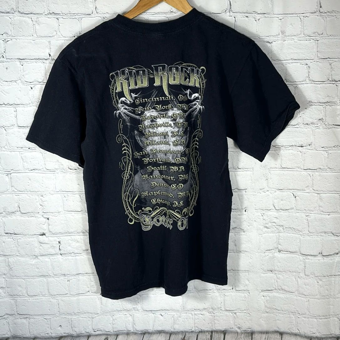 Anvil VINTAGE Kid Rock Tour 07 Faded Black Band Tee Concert Shirt Unisex Adults L Black T-Shirt Mens Size L / US 10 / IT 46 - 3 Thumbnail