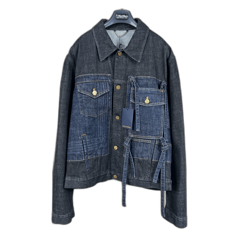 Louis Vuitton Embossed Logo Denim Jacket-yf