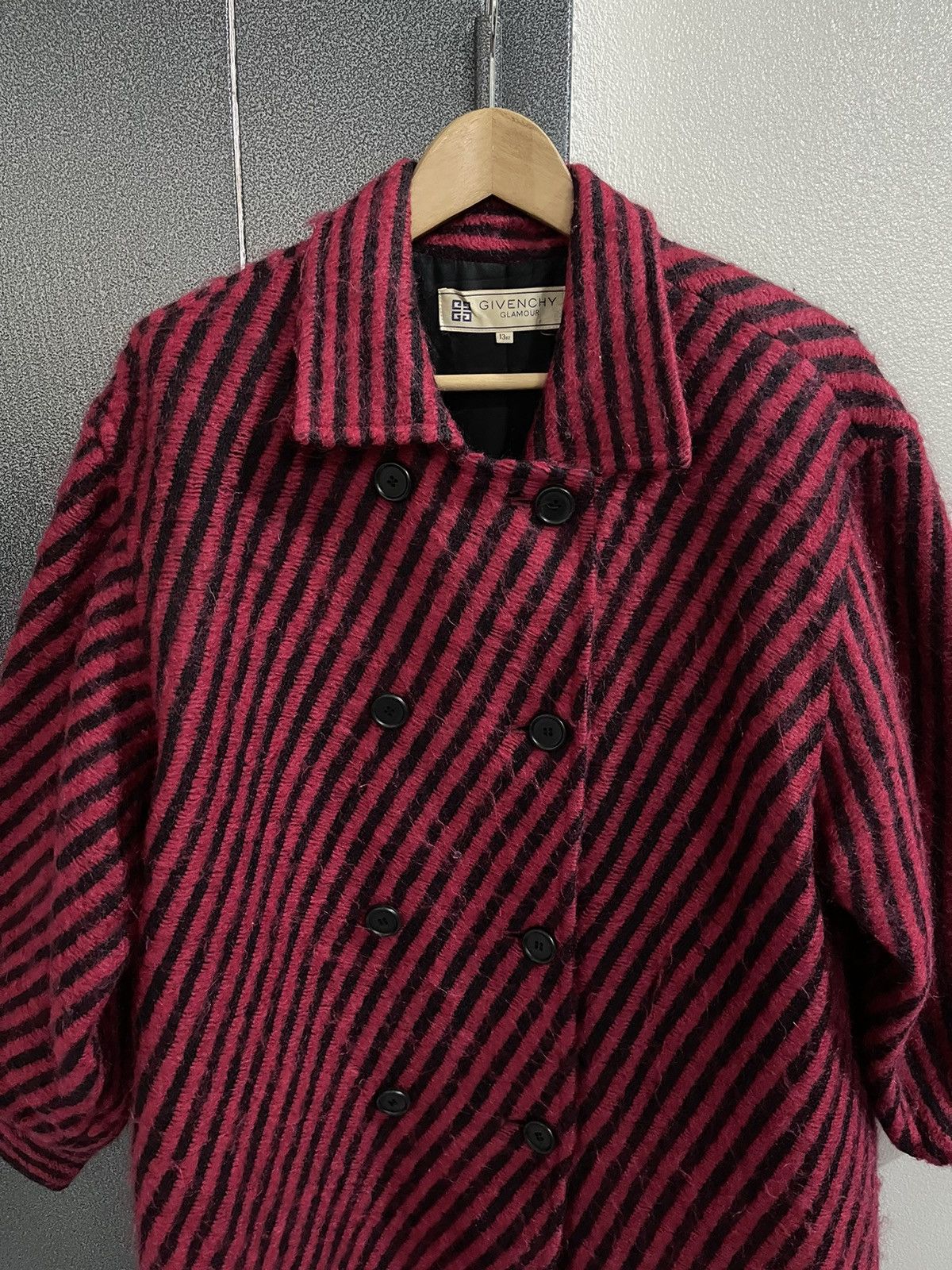 Givenchy Givenchy Glamour Stripe Design Wool Long Jacket Size XL / US 12-14 / IT 48-50 - 5 Thumbnail