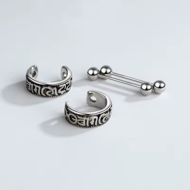 Jewelry × Vintage Vintage six character truth Earrings Size ONE SIZE - 5 Thumbnail