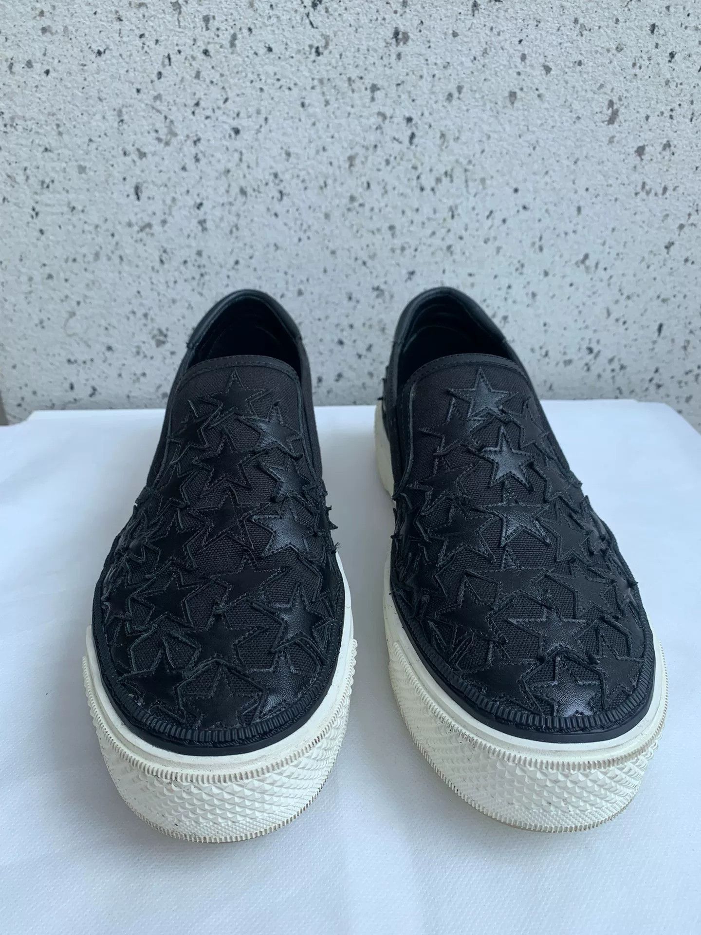 AMIRI Star Embroidery Slip-On Canvas Shoes