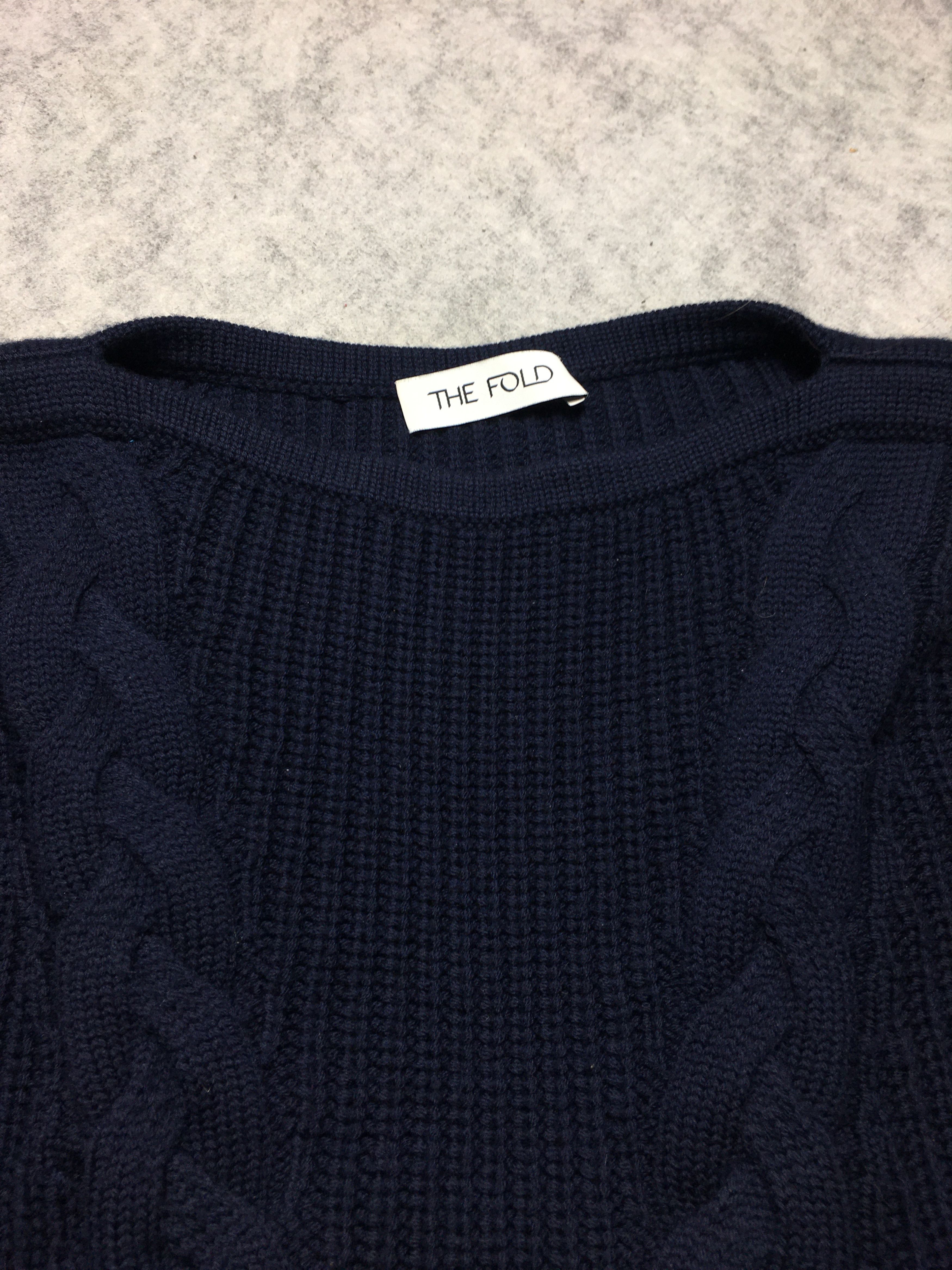 Other THE FOLD London Merino Wool Cable Knit Peplum Sweater Size M Size M / US 6-8 / IT 42-44 - 7 Thumbnail