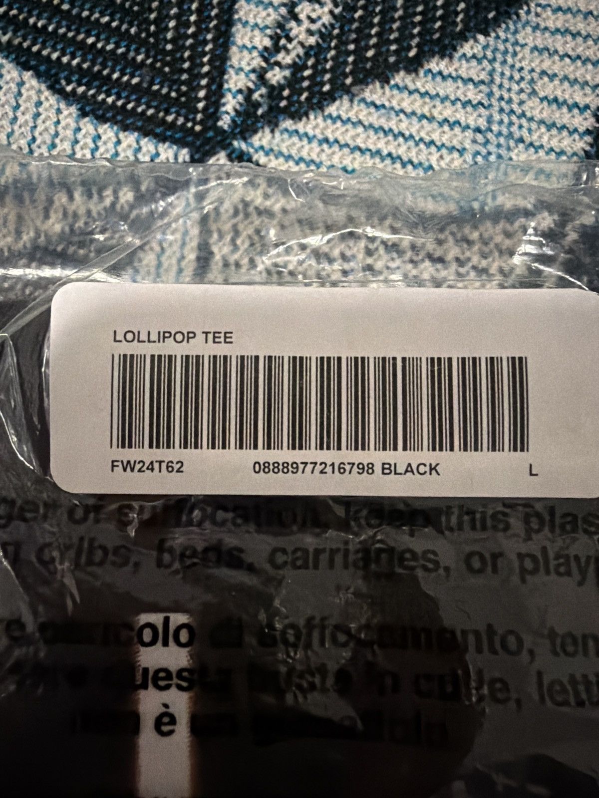 Supreme Supreme Lollipop Tee FW24 Size US L / EU 52-54 / 3 - 2 Thumbnail