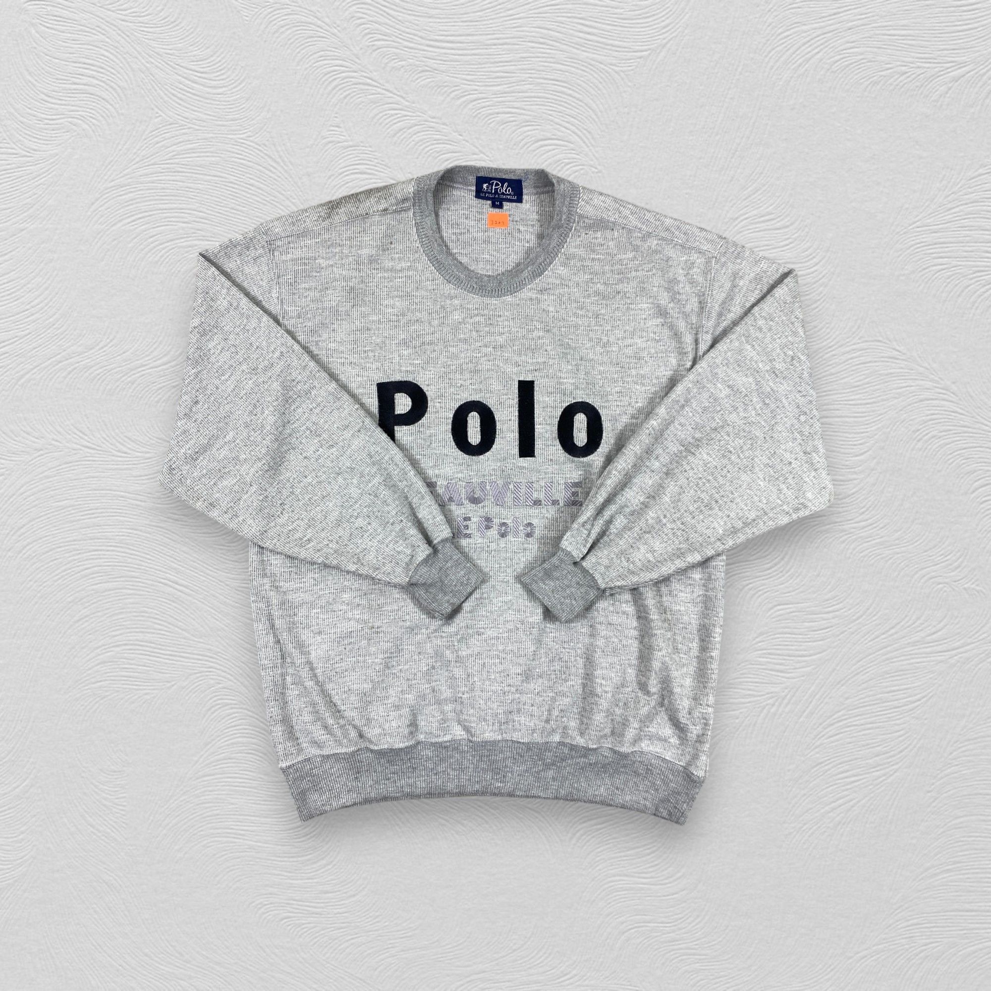 Japanese Brand Vintage Japanese Brand Le Polo Gray Sweatershirt -J289 Size US M / EU 48-50 / 2 - 3 Thumbnail