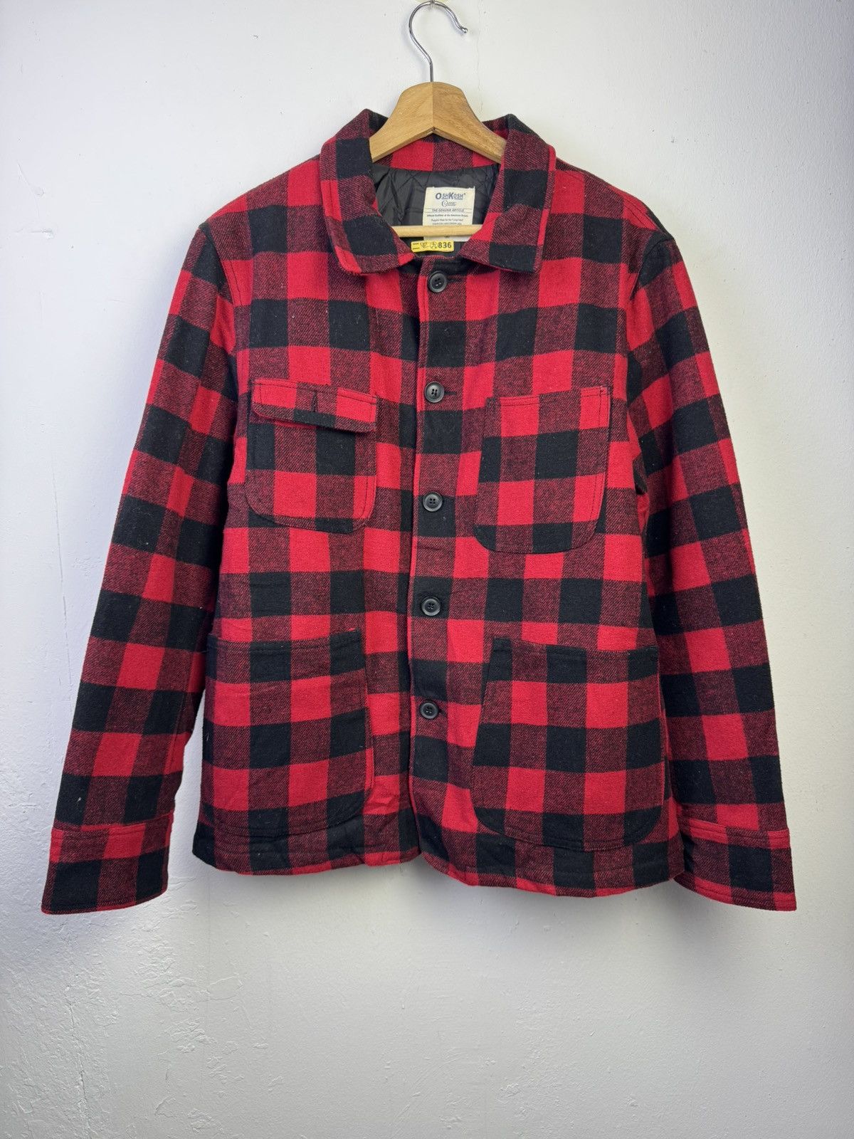 Oshkosh vintage OshKosh B'Gosh tartan rug jacket Size US L / EU 52-54 / 3 - 1 Thumbnail