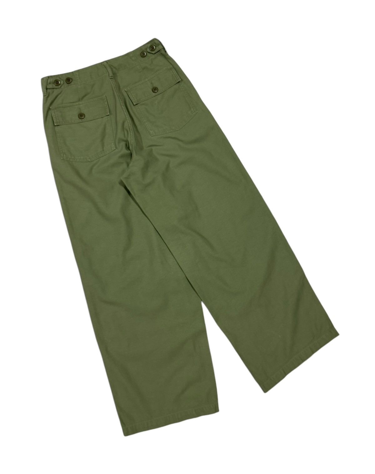 Japanese Brand Coen Co.Ltd Japan Fatigue Olive Green Pant Size US 30 / EU 46 - 15 Thumbnail