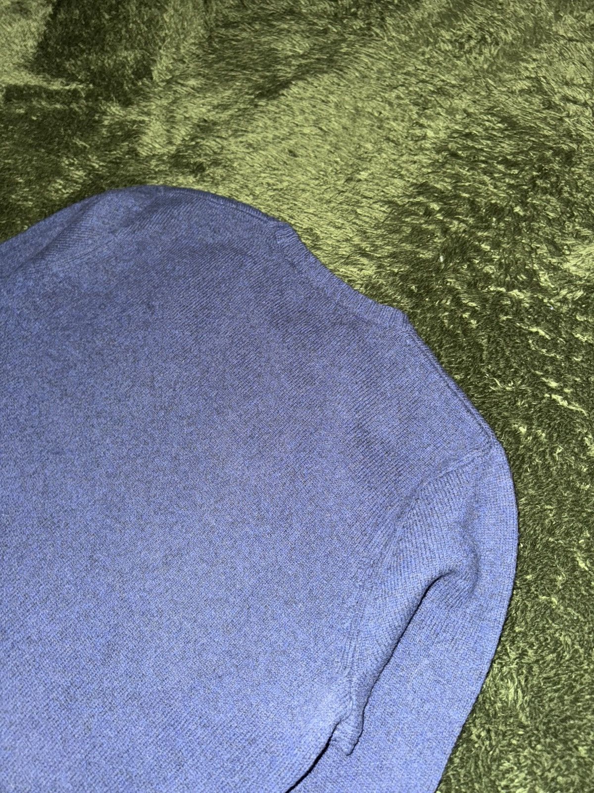 Carhartt Wip [L] Carhartt WIP Two-Tone WELCH Sweater Knit Navy / Grey Size US L / EU 52-54 / 3 - 8 Thumbnail