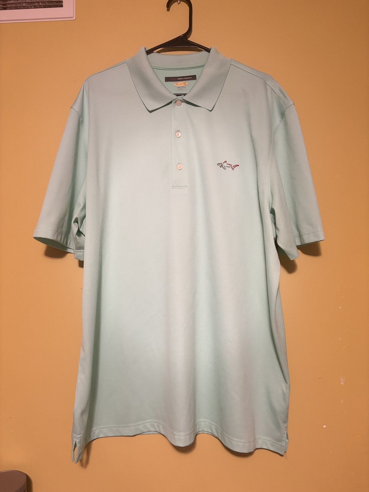 Greg Norman Greg Norman Golf Polo Shirt Mens Size XXL Teal , Golf Polo Size US XXL / EU 58 / 5 - 1 Thumbnail
