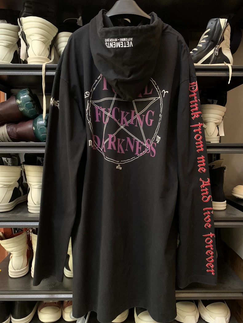 Vetements vetements Pentagram Long hoodie 2501-Nextarrow Size US S / EU 44-46 / 1 - 1 Thumbnail