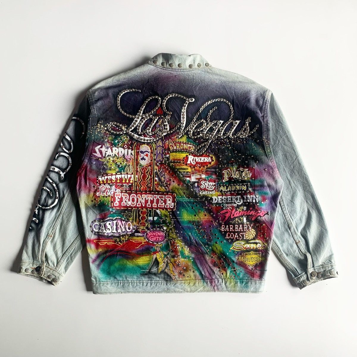 Vintage Vintage 1987 Artistry In Giitz Swarovski Diamond Las Vegas Size US XL / EU 56 / 4 - 1 Thumbnail