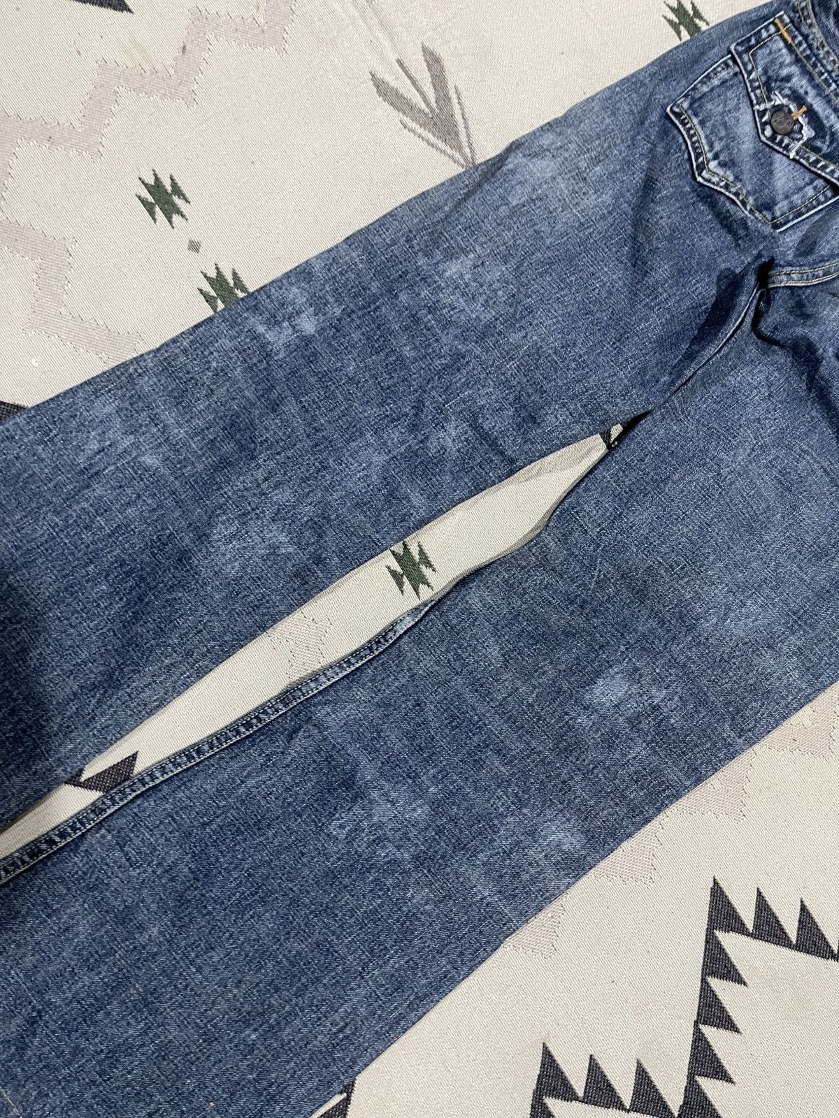 If Six Was Nine 2000s IF SIX WAS NINE STYLE MUDWASH FLARE DENIM JEANS Size 26" / US 2 / IT 38 - 17 Thumbnail