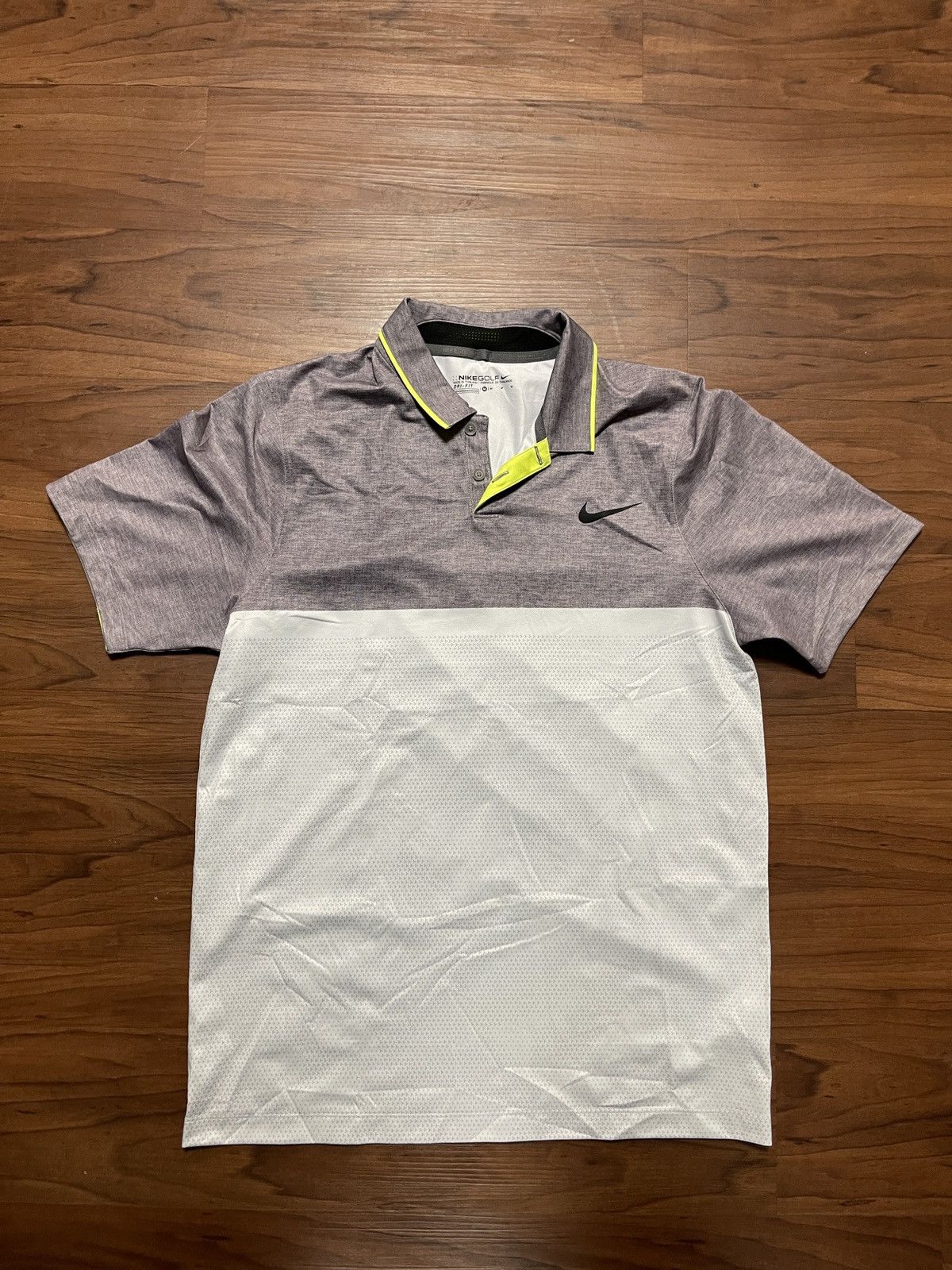 Nike Nike Golf Grey Neon Polo Size medium Size US M / EU 48-50 / 2 - 1 Thumbnail