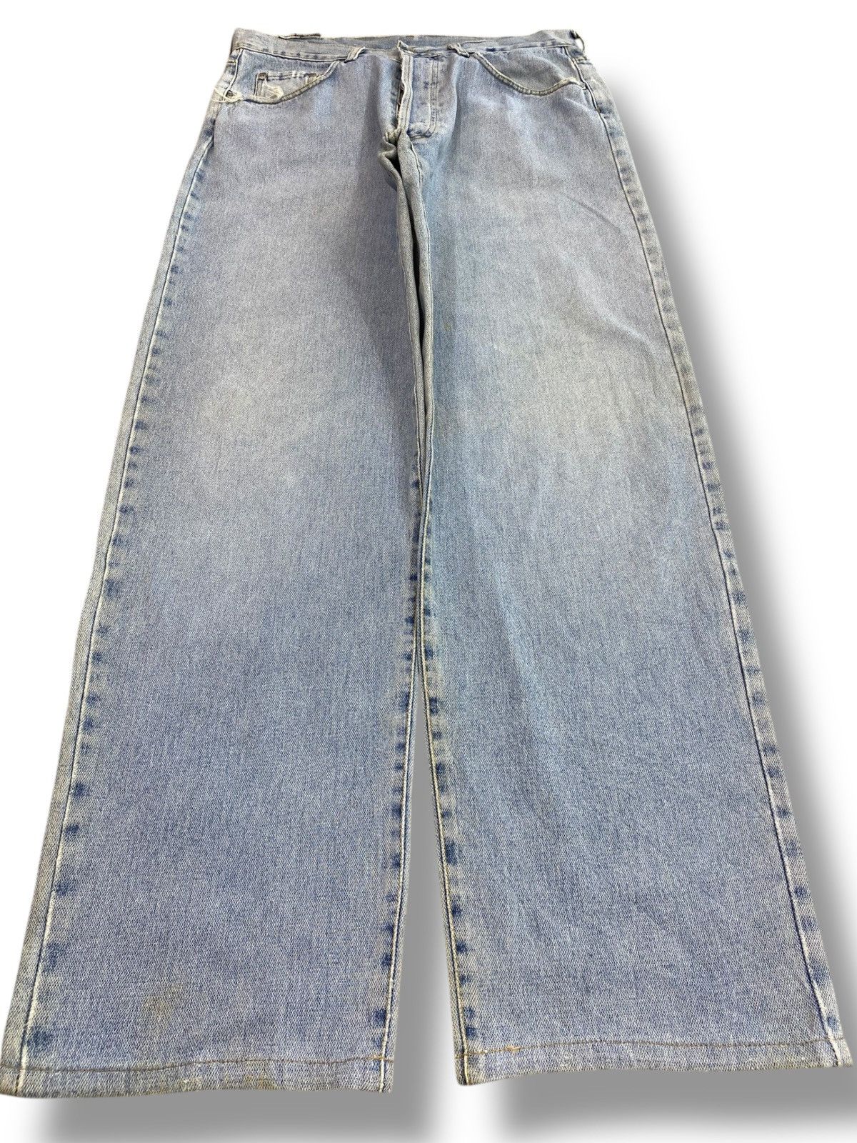 Versace Versace Acid Blue Wash Straight Leg Style Jeans Size US 32 / EU 48 - 1 Thumbnail