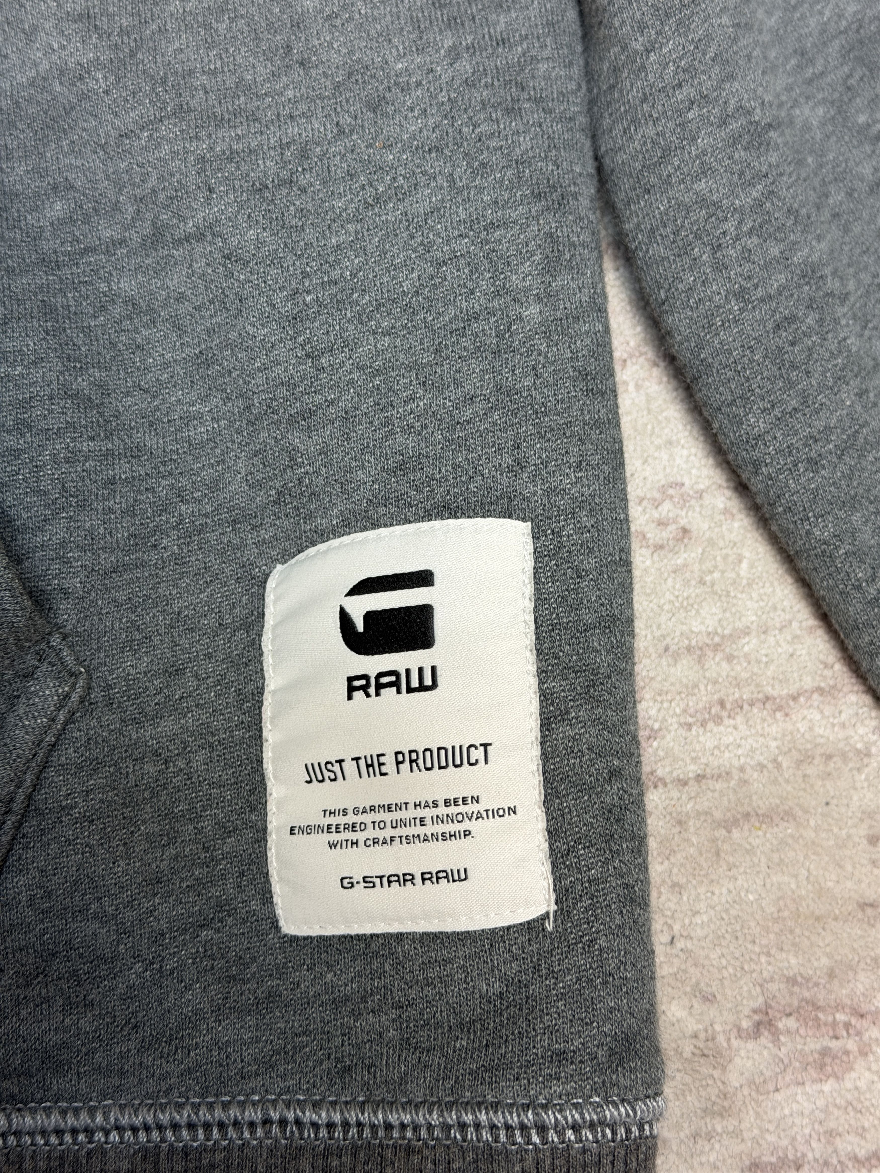 G-Star G-Star RAW Men's Gray Hoodie Size L In Great Shape!! Size US L / EU 52-54 / 3 - 3 Thumbnail