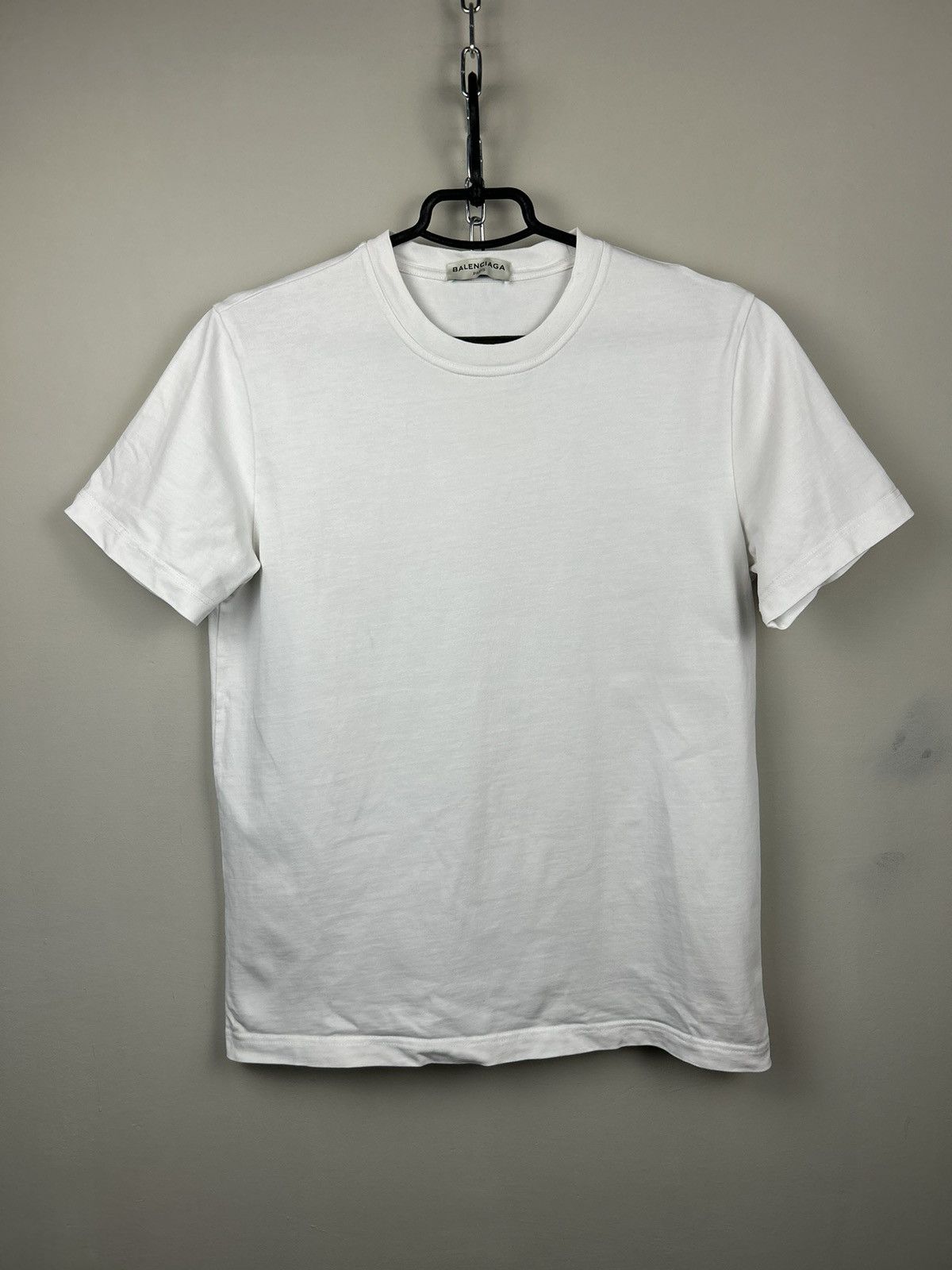 Balenciaga Balenciaga Homme Logo T shirt White Size US S / EU 44-46 / 1 - 2 Thumbnail