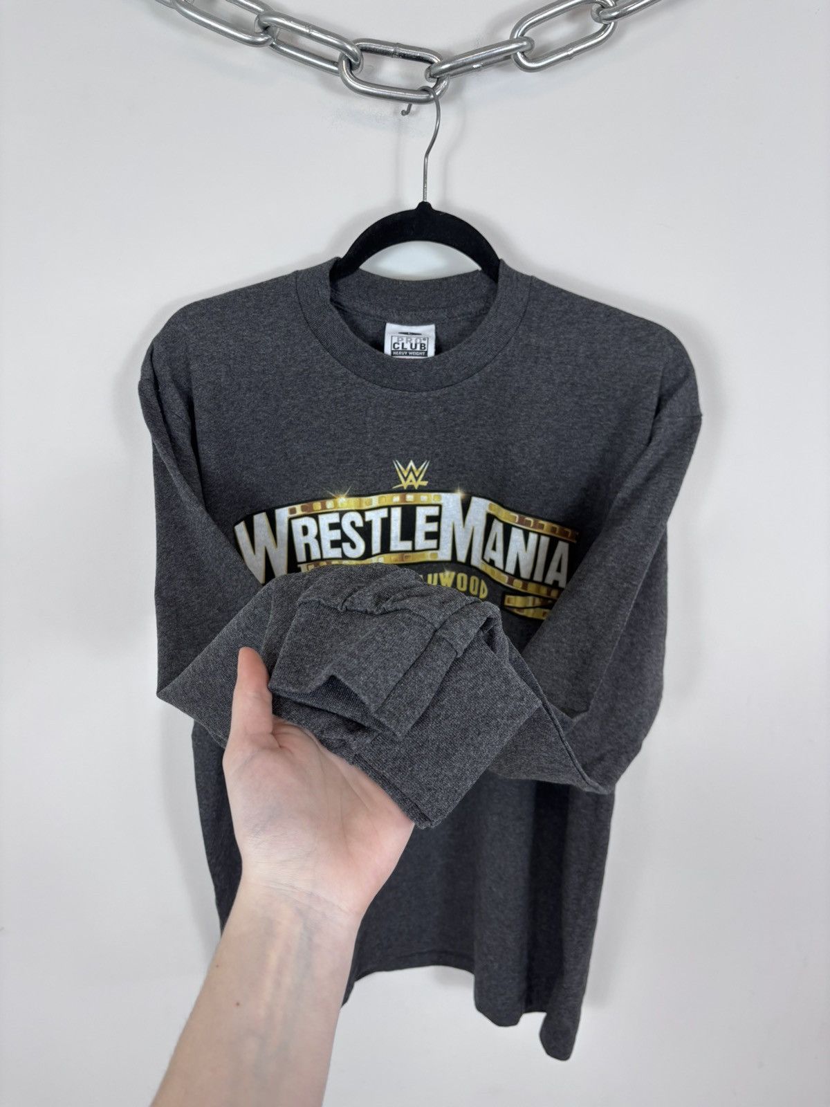 WWE Vintage Wrestlemania 21 WWE Rare USA Promo Long Sleeve Tee Size US L / EU 52-54 / 3 - 6 Thumbnail