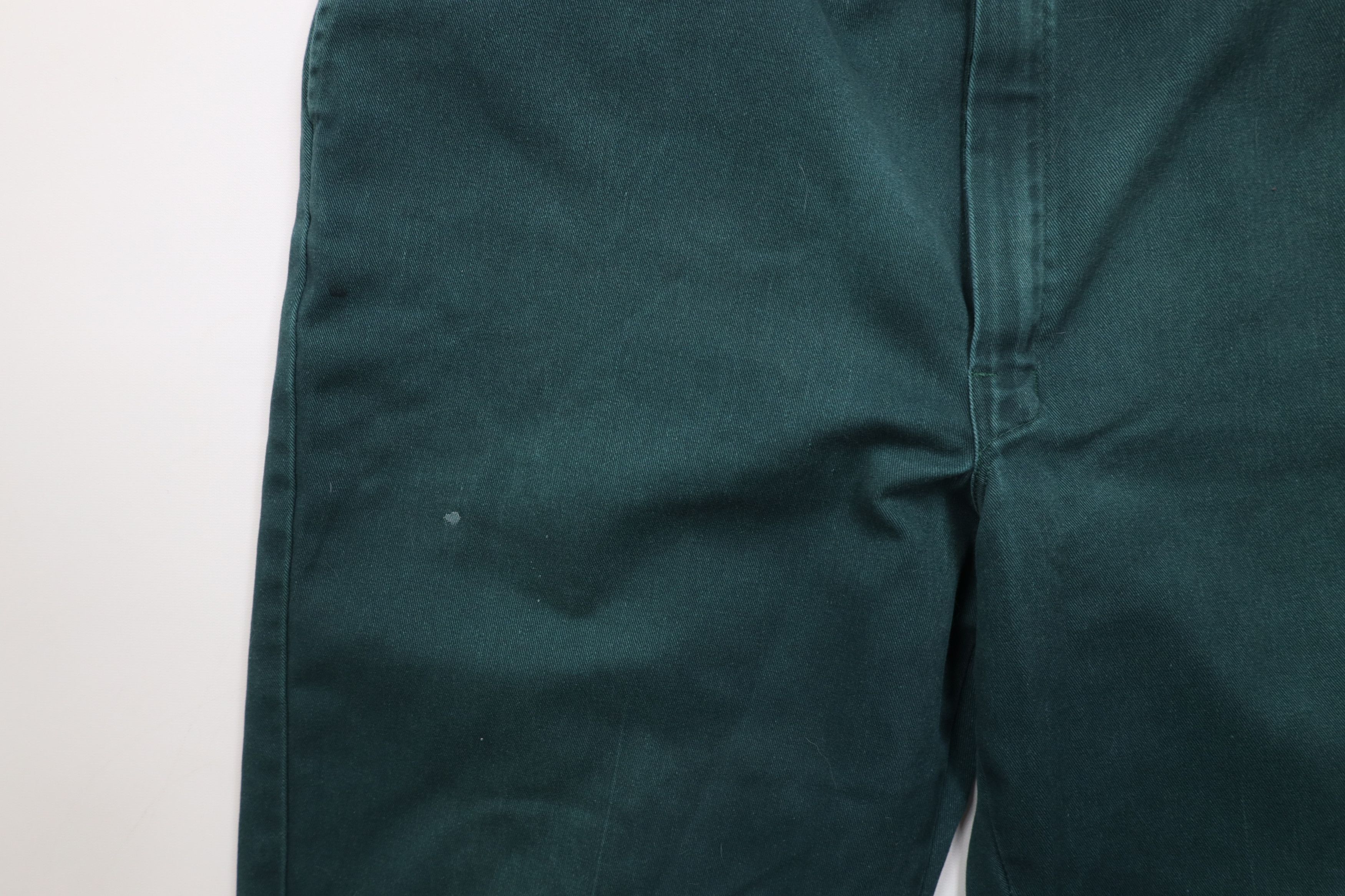 Dickies × Vintage Vintage Dickies Spell Out Wide Leg Workwear Pants Green Size US 42 / EU 58 - 7 Thumbnail