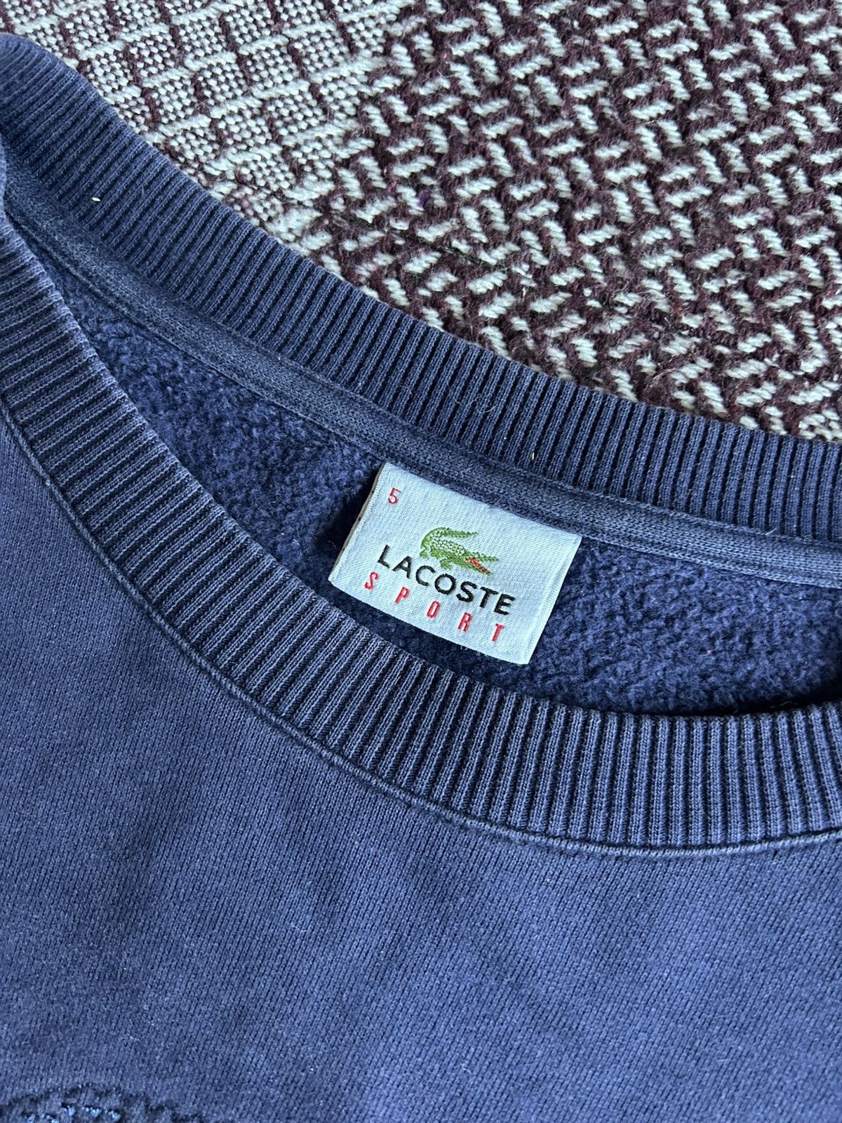 Lacoste × Vintage Vintage Lacoste Sport Big Logo Embroidered Sweatshirt SZ L/5 Size US L / EU 52-54 / 3 - 5 Thumbnail