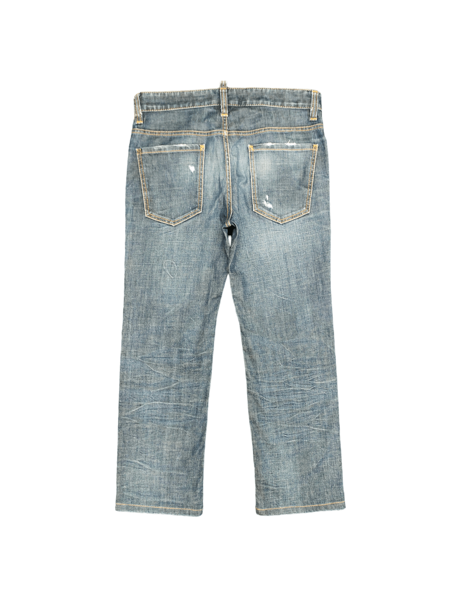 Dsquared2 Vintage Dsquared Ripped Clawmark Denim Cropped Jeans Size US 32 / EU 48 - 10 Thumbnail