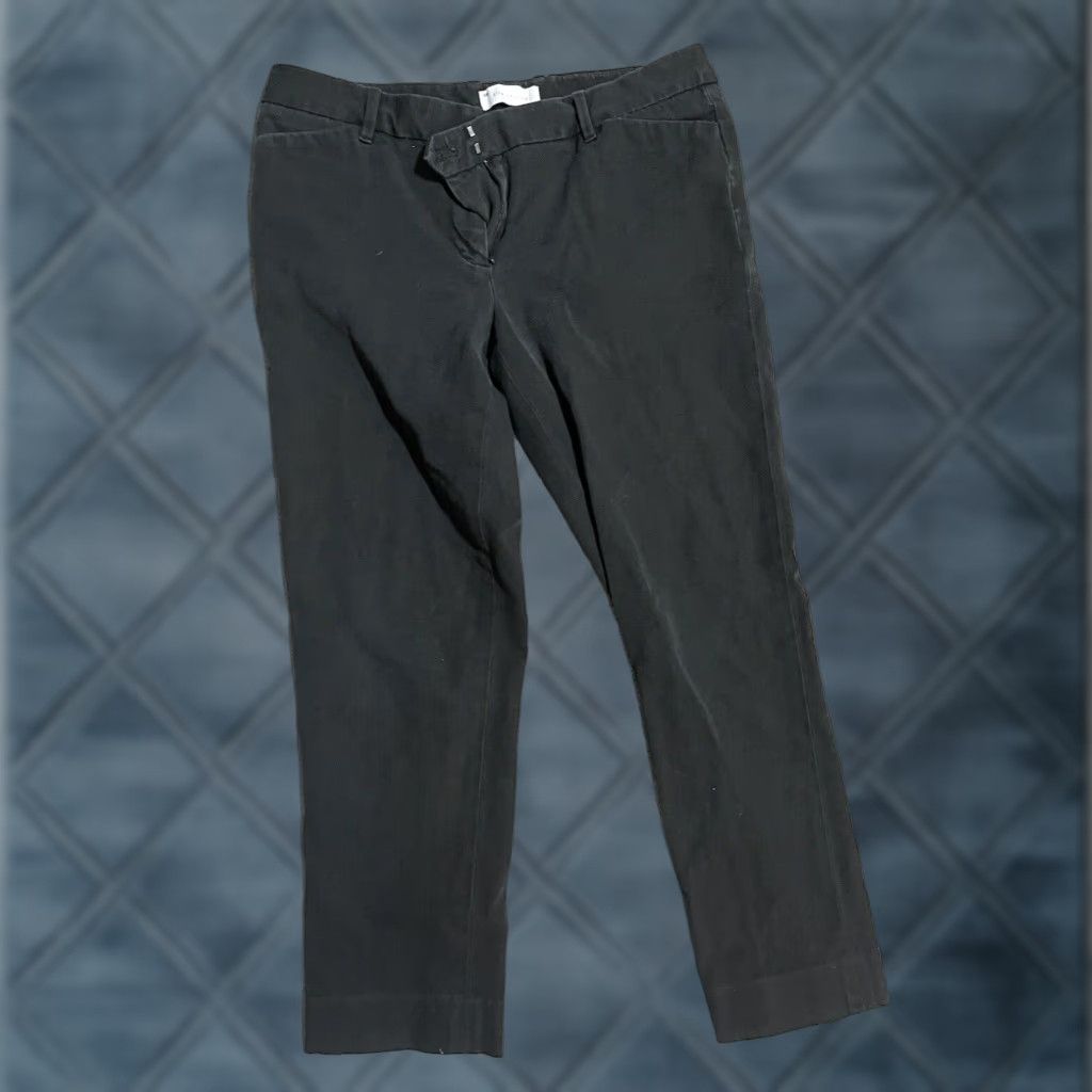 Gap Gap Slim Fit Cropped Stretch Women's Pants Black Size 6 Regular Size 28" / US 6 / IT 42 - 1 Thumbnail