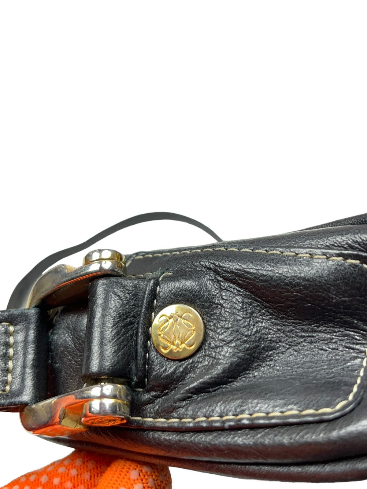 Loewe Vintage Loewe Anagram Leather Crossbody Bag Size ONE SIZE - 10 Thumbnail