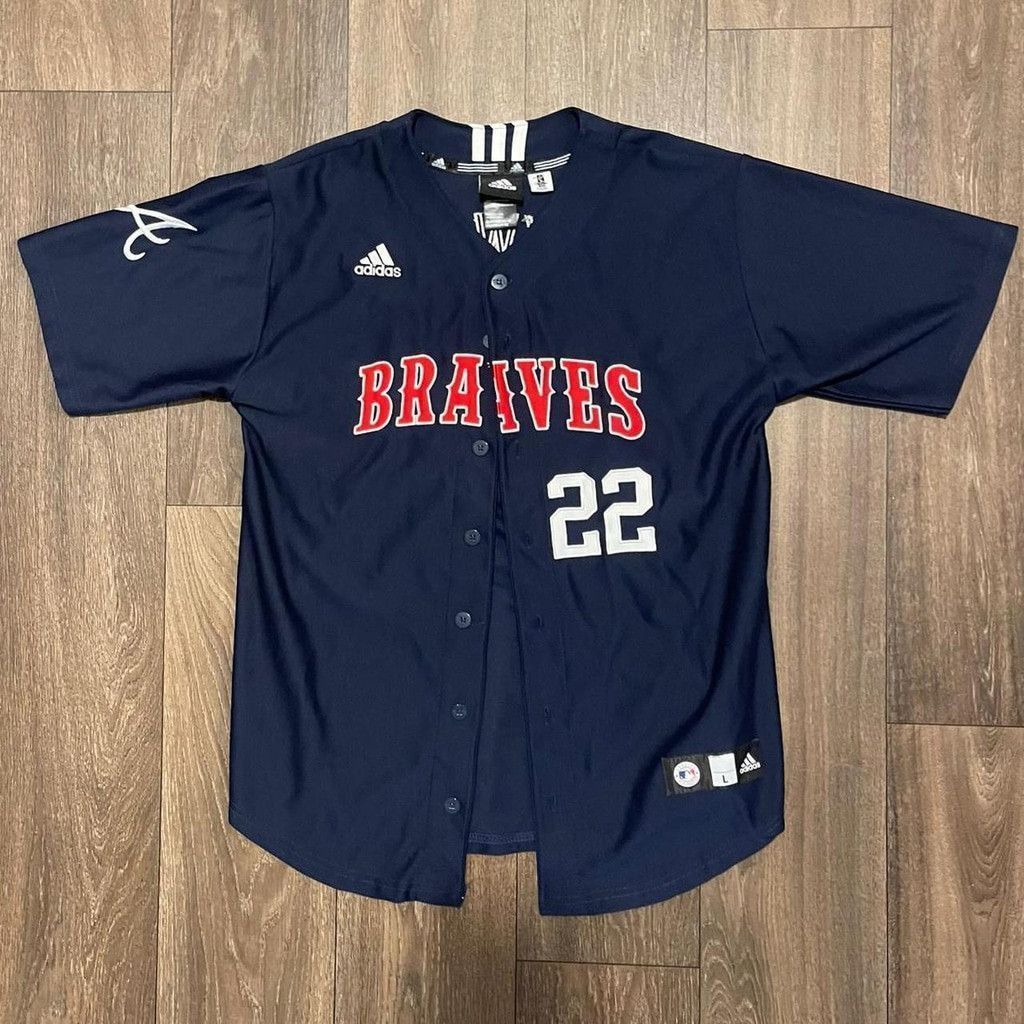 Adidas Braves jersey Heyward 22 size L Message for any questions Size US L / EU 52-54 / 3 - 1 Thumbnail