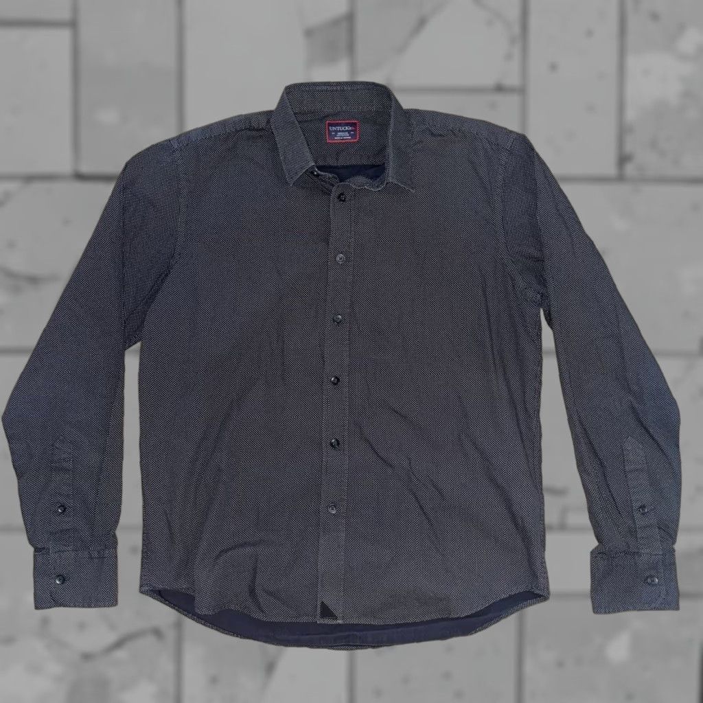 UNTUCKit DULUTH Plaid Button-Up Shirt Black Long Sleeve Women M 100% Cotton Flannel Size M / US 6-8 / IT 42-44 - 1 Thumbnail