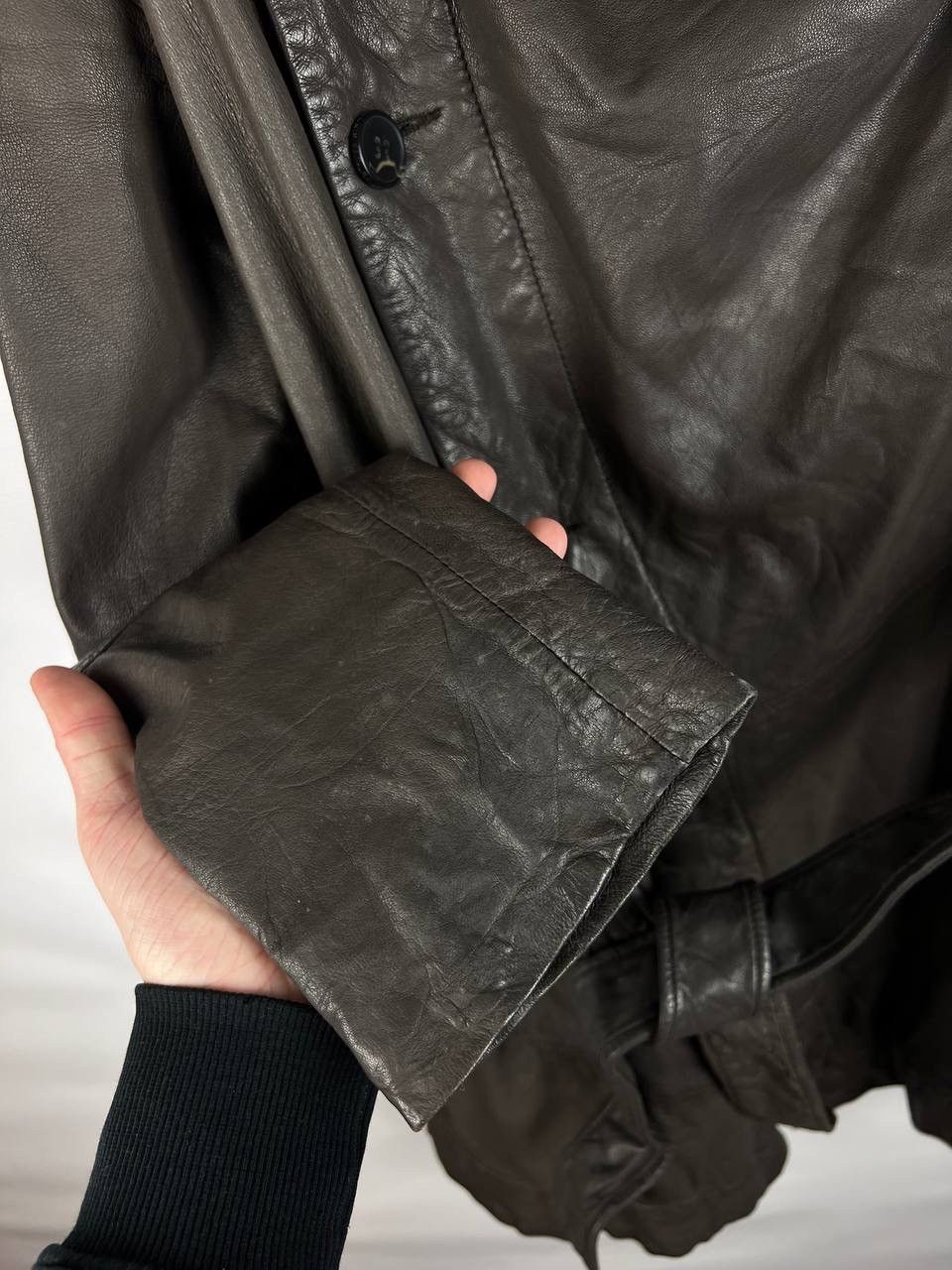 Allsaints Allsaints leather whitton coat woman size 14 Size L / US 10 / IT 46 - 14 Thumbnail