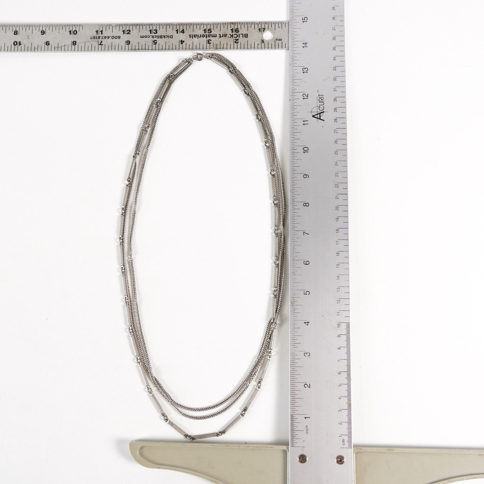 Other Stainless Steel Threaded Bar Cuban Chain Link Necklace Size ONE SIZE - 7 Thumbnail
