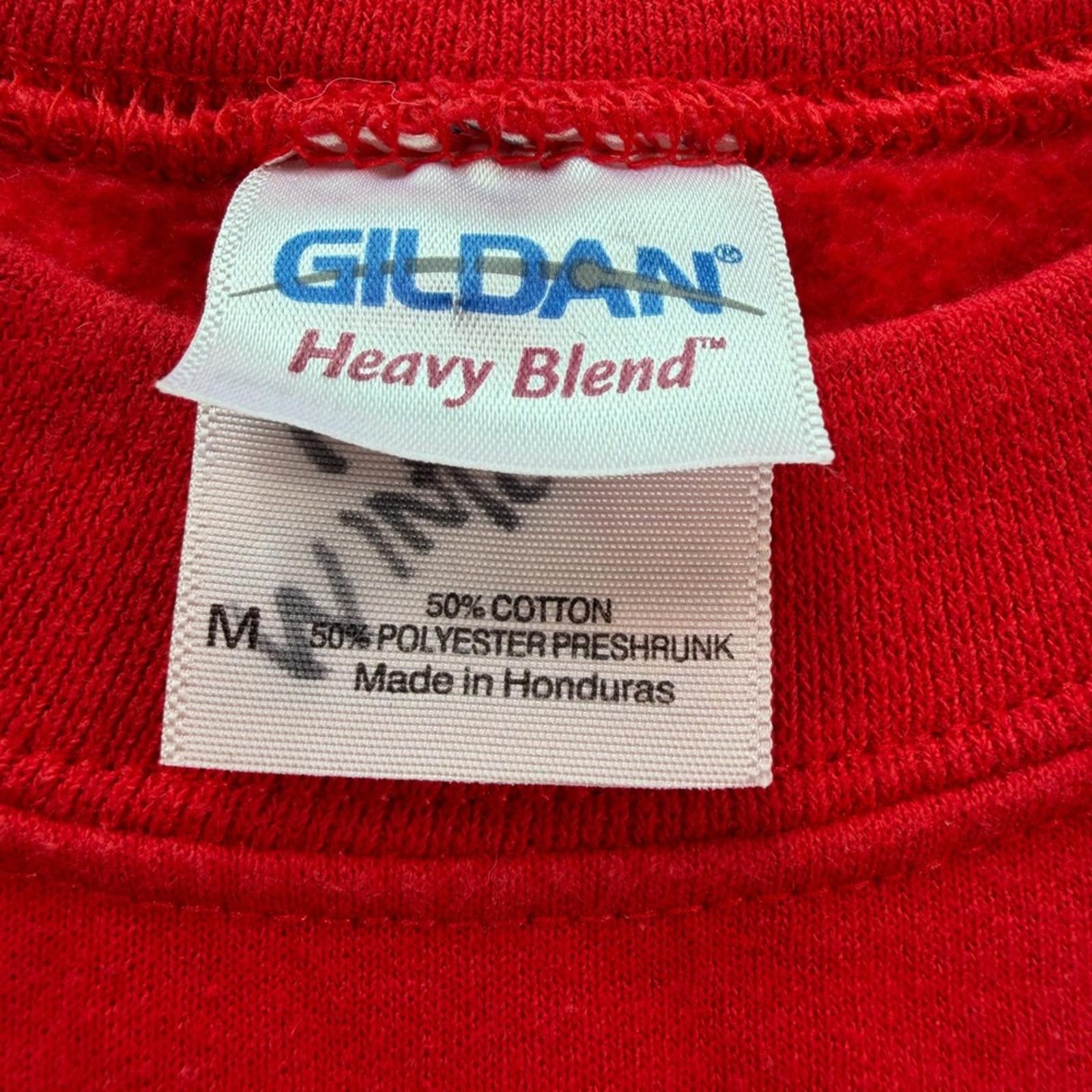 Gildan Wisconsin Badgers Red Crewneck Sweatshirt Mens M W Logo Size US M / EU 48-50 / 2 - 4 Thumbnail