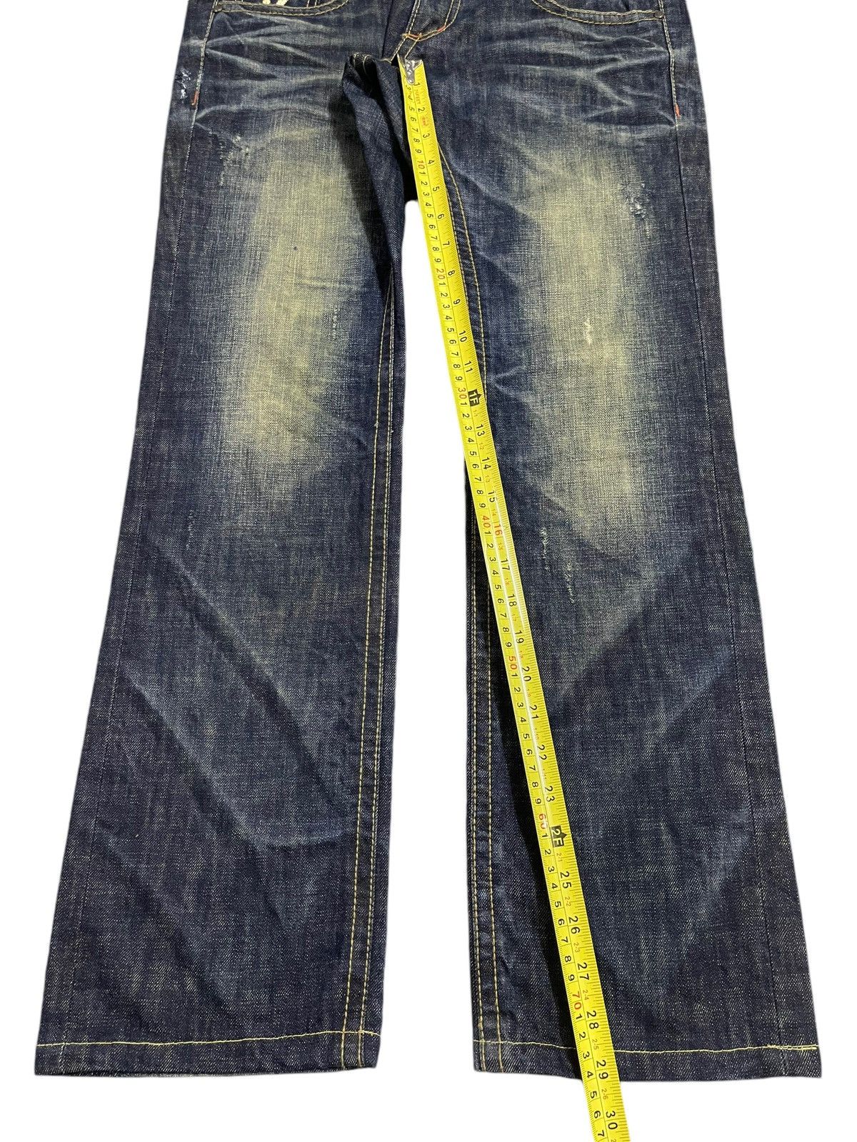 Japanese Brand Vintage Japanese Brand Mud Wash Style Baggy Jeans Size US 32 / EU 48 - 12 Thumbnail