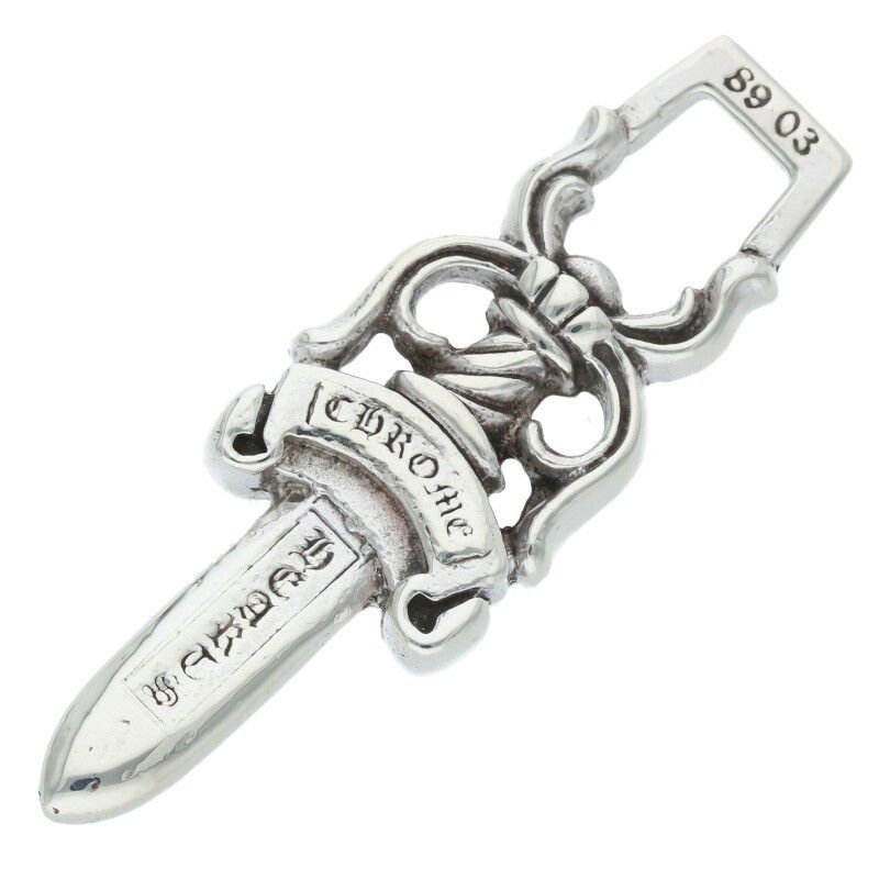 Chrome Hearts Chrome Hearts #10 Large Dagger Zipper Pendant Silver