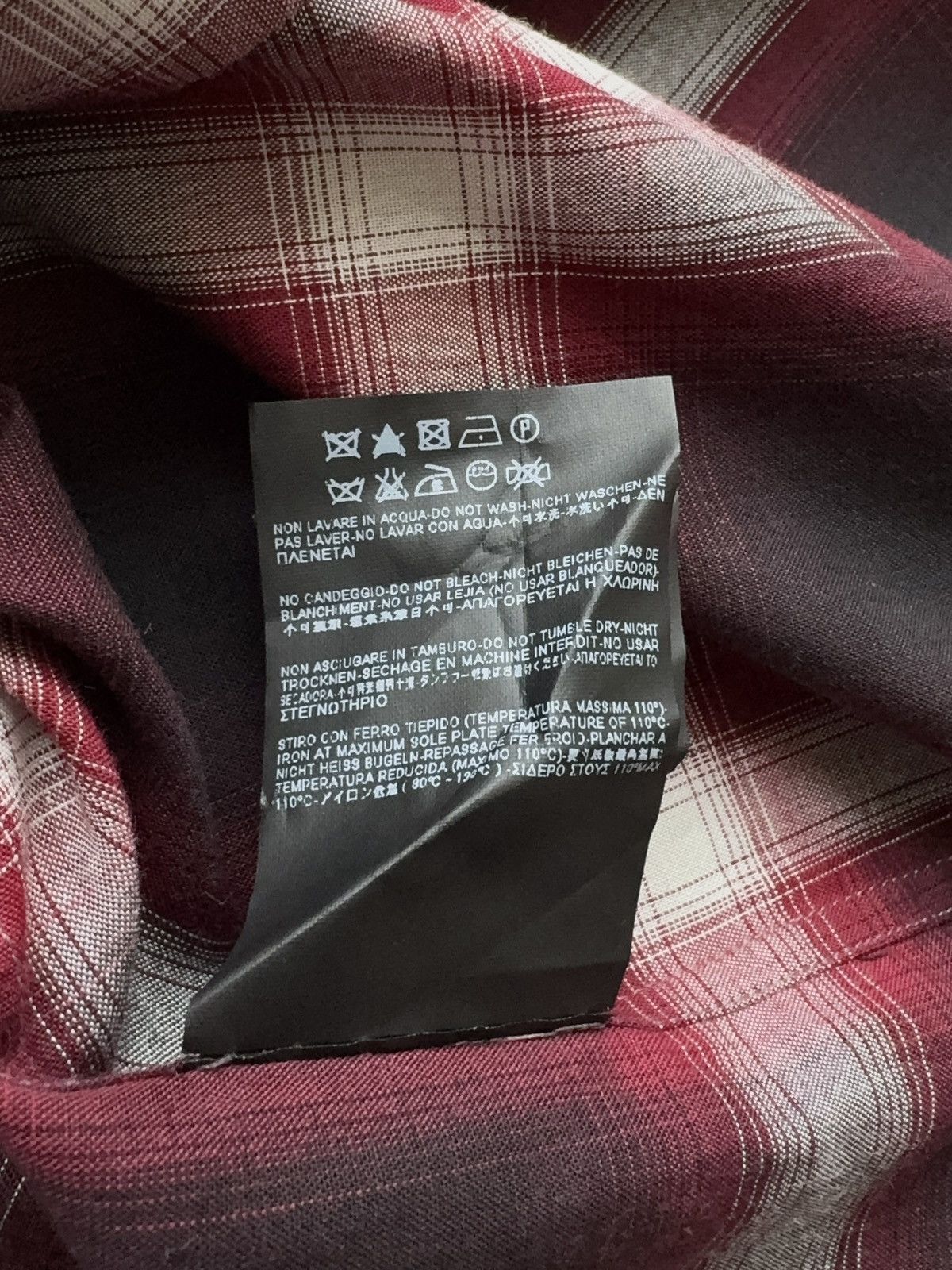 Saint Laurent Paris 2014 Saint Laurent Hedi Slimane era Check Shirt Size US M / EU 48-50 / 2 - 17 Thumbnail
