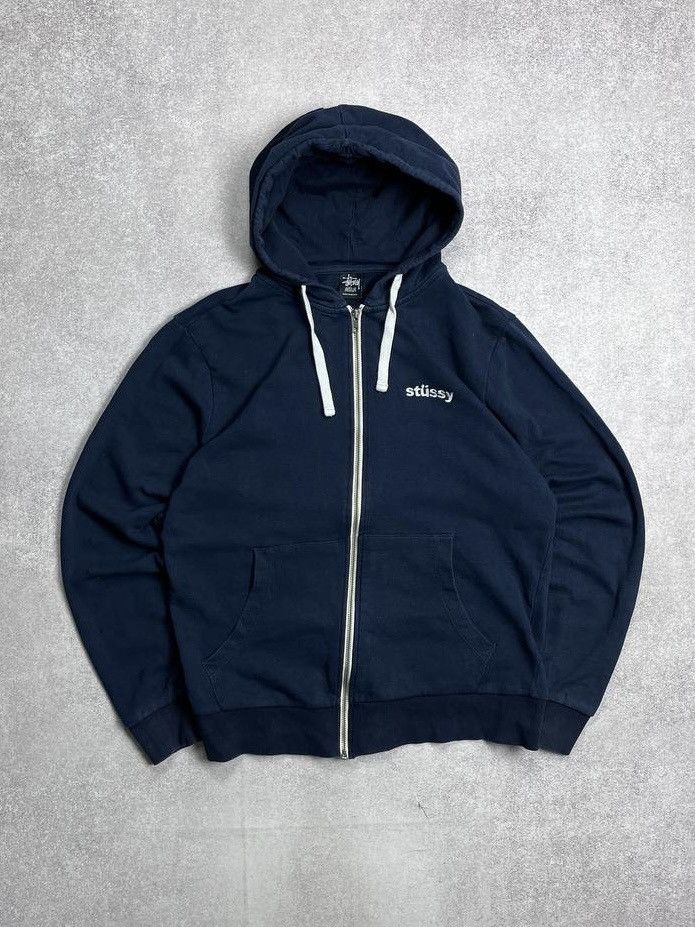 トップス archive OLD STUSSY sunfaded hoodie y2k 🚨ALHAMDULILLAH SOLD🚨 Vintage Stussy All Logo Zip hoodie