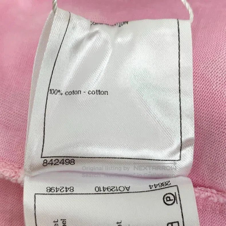 Chanel Chanel Pink Logo Embellished Short Sleeve T. Size XS / US 0-2 / IT 36-38 - 8 Thumbnail