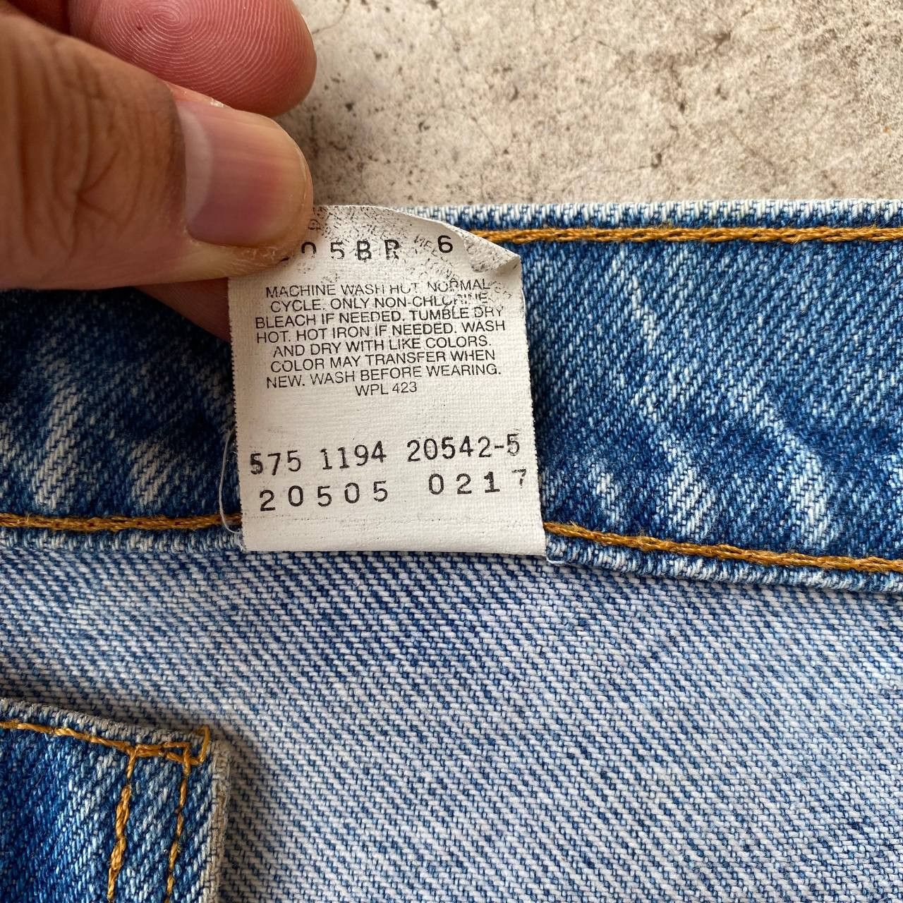 Levi's Vintage Clothing W32X31.5 VTG 1994 LEVIS 505 ORANGE TAG DIRTY JEAN Size US 32 / EU 48 - 6 Thumbnail